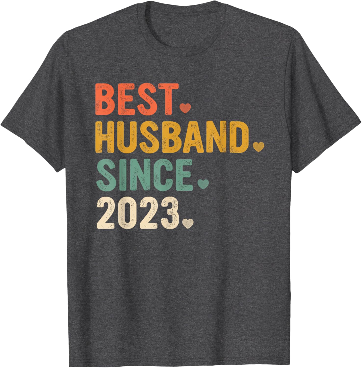 Best Husband Since 2023 2 Year Anniversary T-Shirt Gift for Him - 5