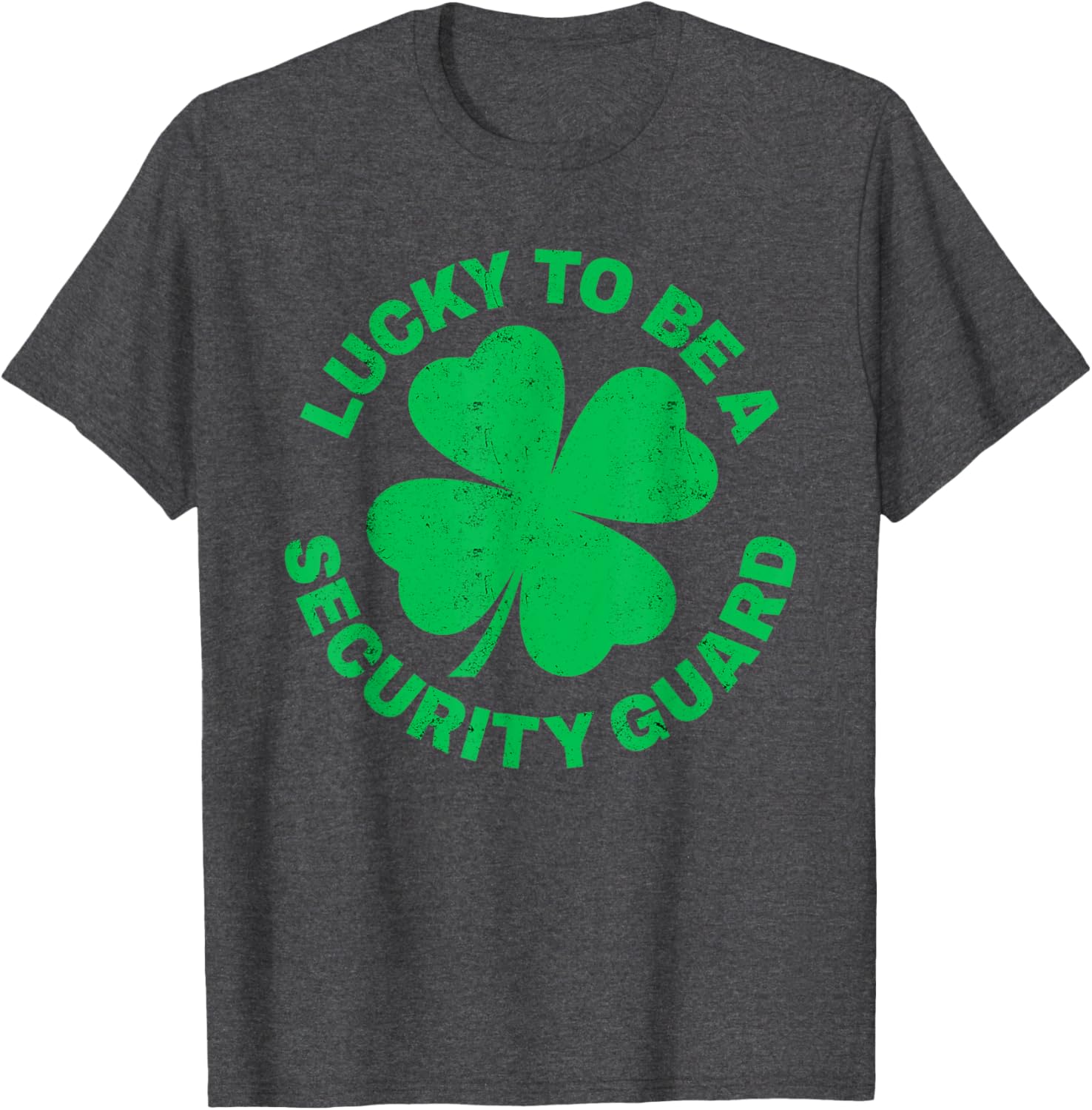 Lucky to Be a Security Guard St Patrick's Day T-Shirt for Irish Celebrations - 27