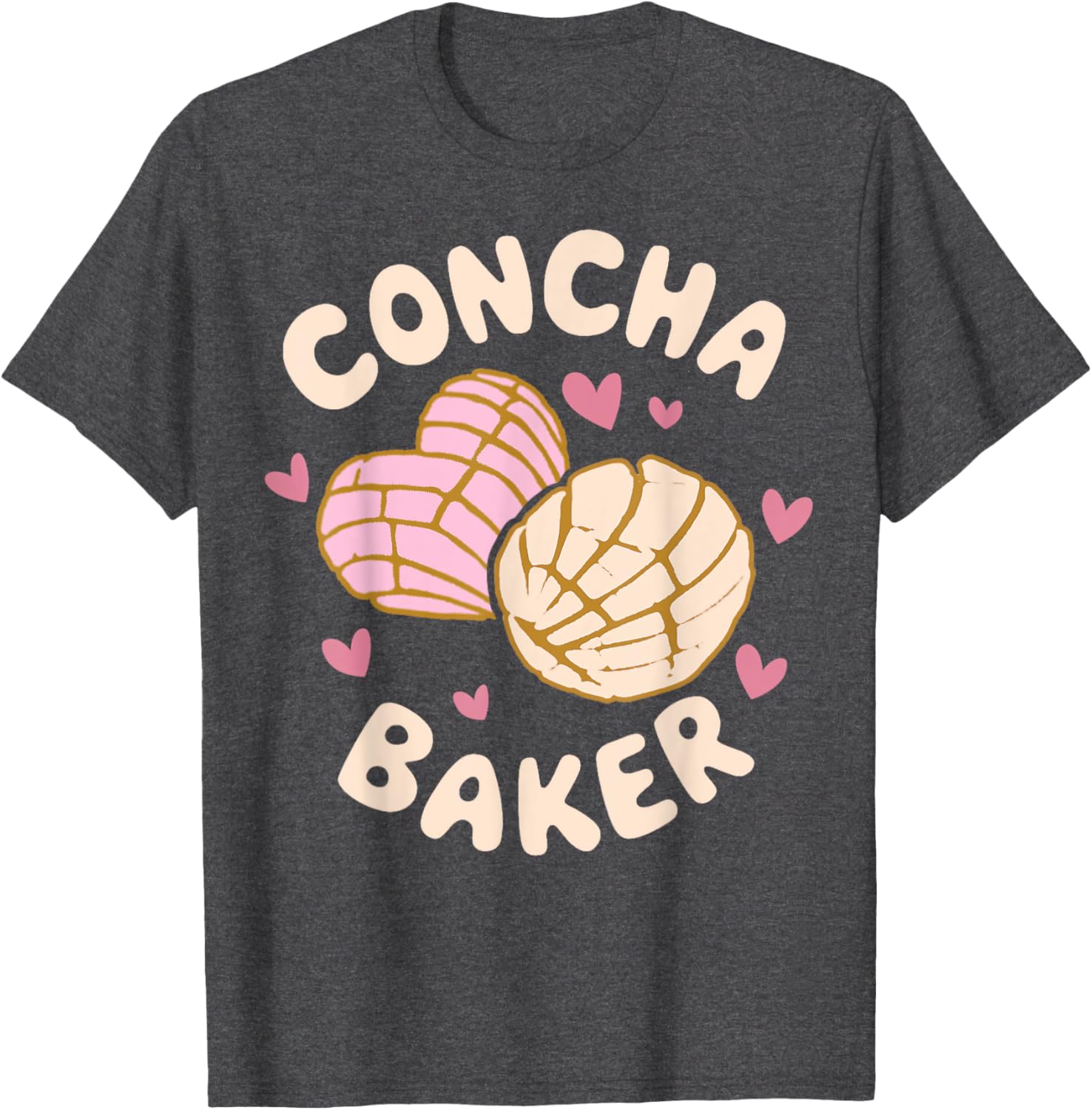 Latina Concha Baker T-Shirt for Lovers of Mexican Baked Pastries - 17