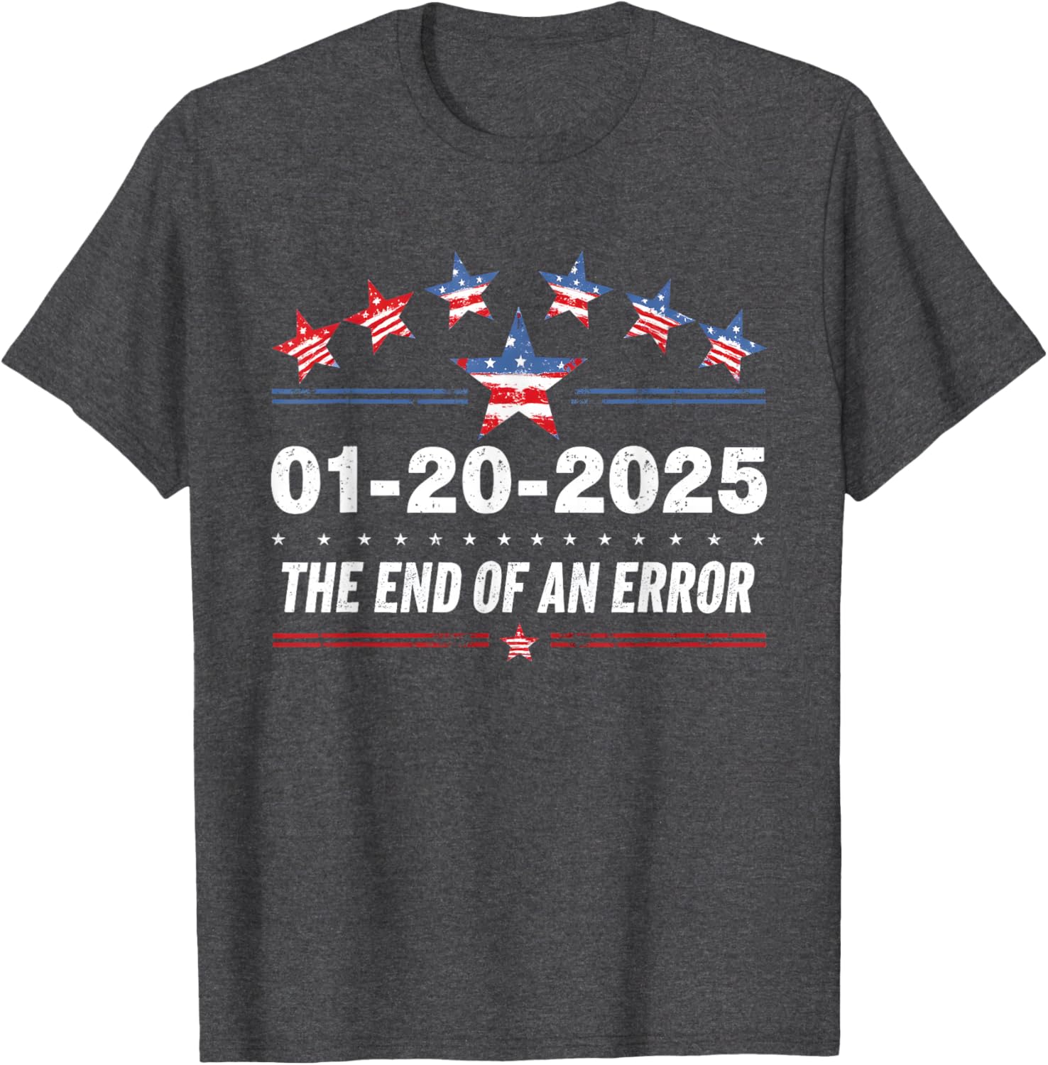 Patriotic Change 2025 Graphic Tee for Adults - Classic Fit, Crew Neck - 4