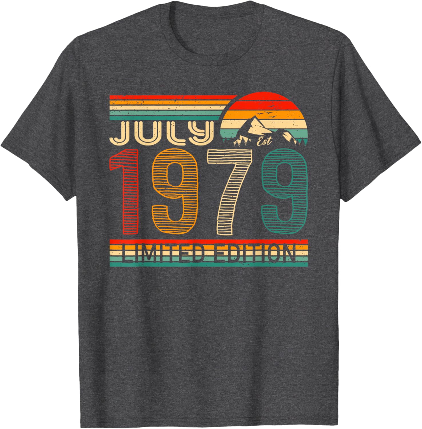 July 1979 Vintage Birthday T-Shirt Classic Retro Style Birthday Gift - 19