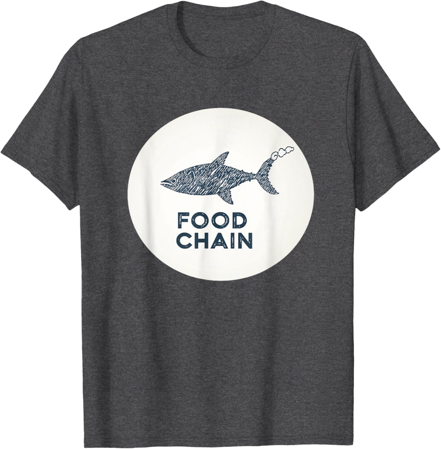 Fun Food Chain T-Shirt with Colorful Fish Costume for Kids - 6