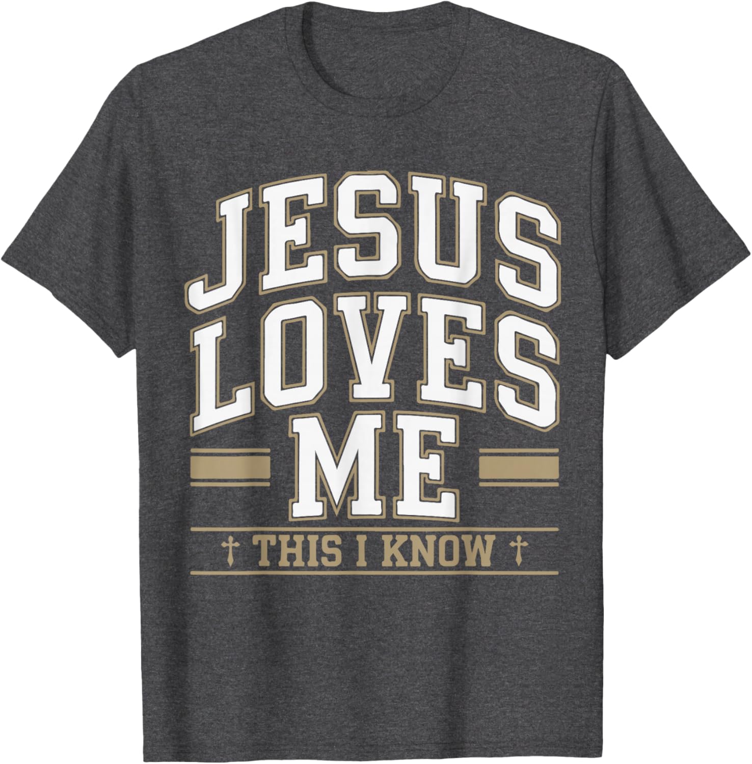 Jesus Loves Me This I Know T-Shirt for Christian Faith Fans - 7