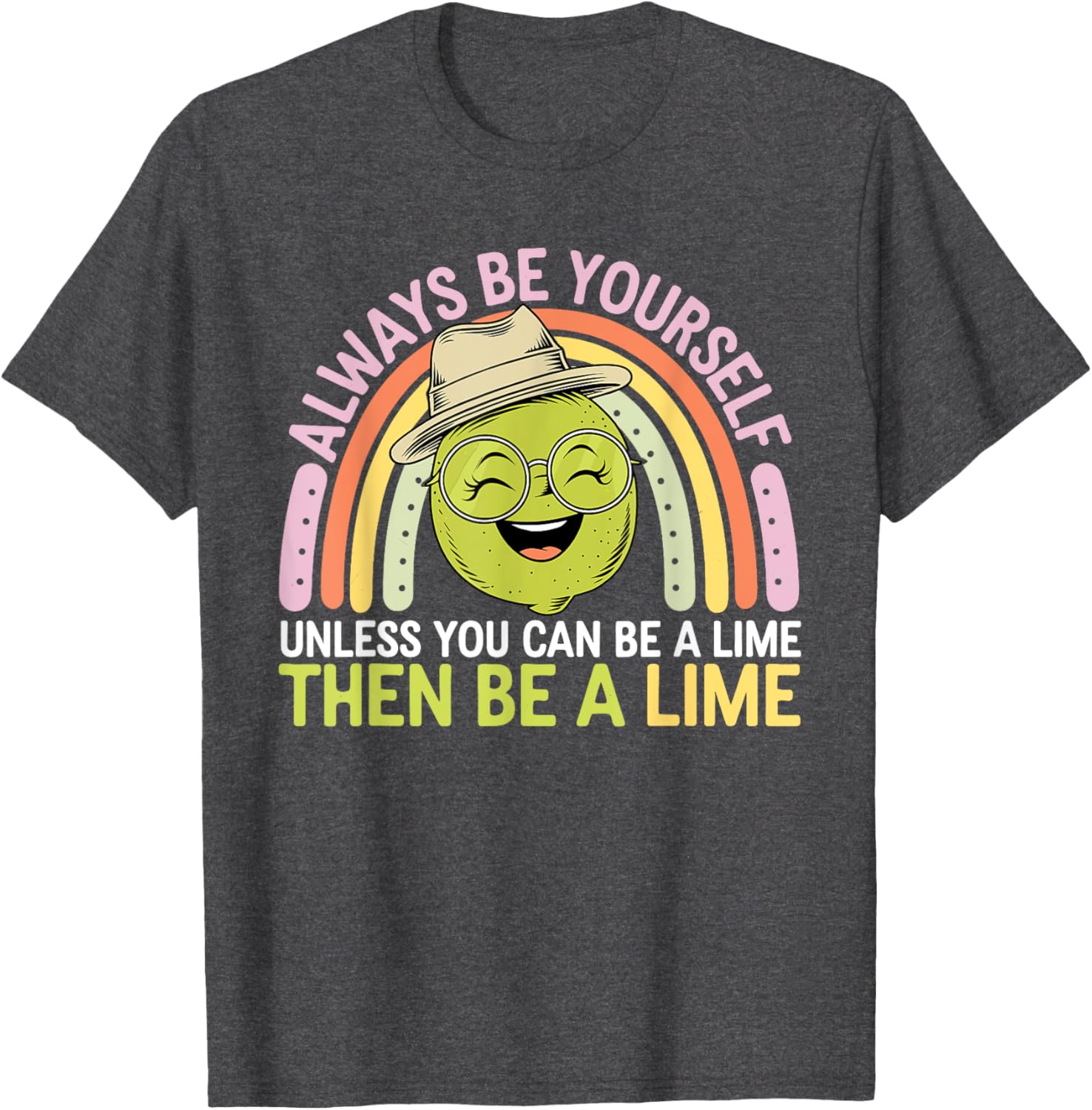 Cute Lime Vintage T-Shirt with Funny Sarcastic Jokes for Lime Lovers - 6