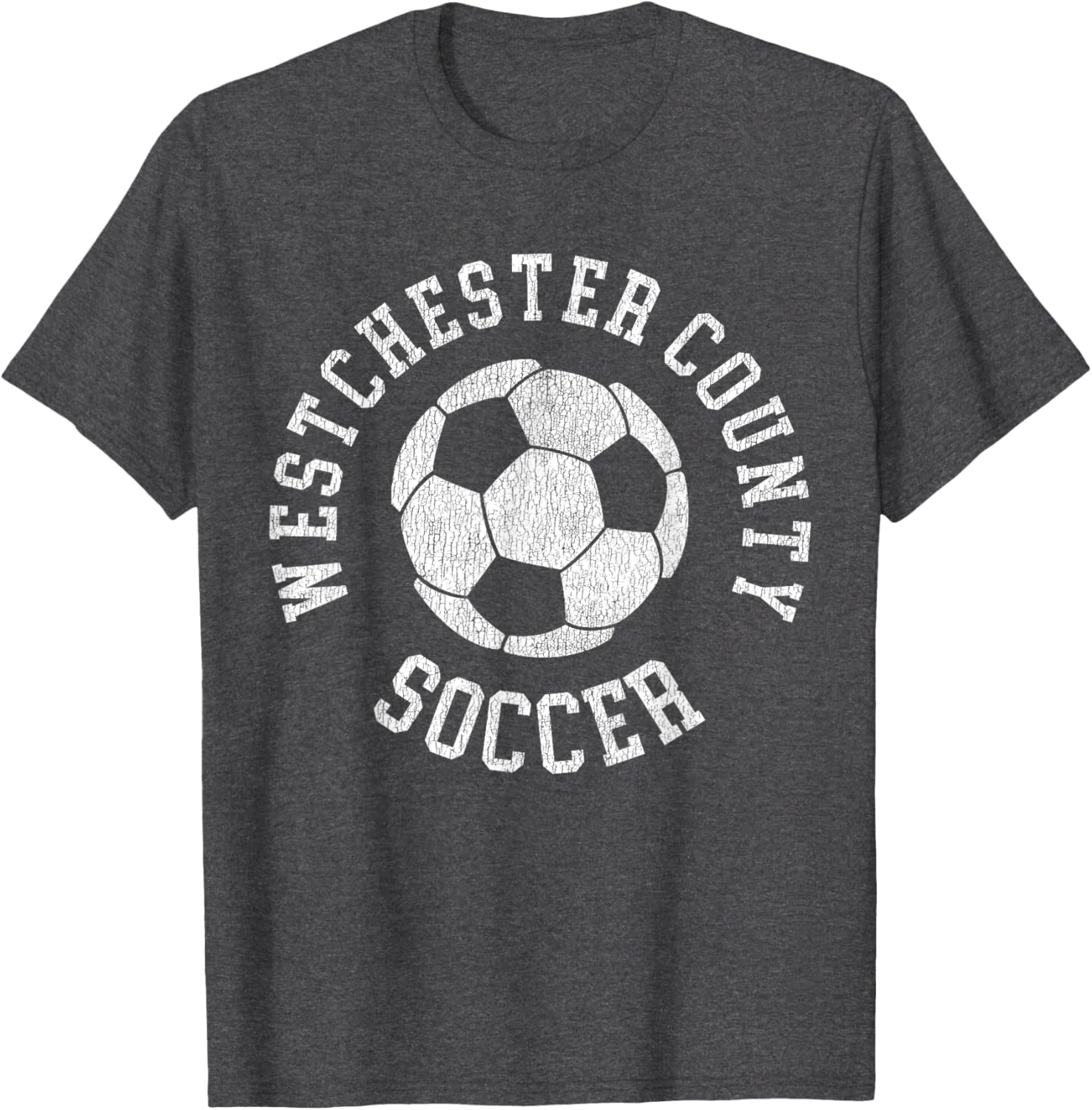 Westchester County Retro Distressed 90's Vintage Soccer T-Shirt - 6