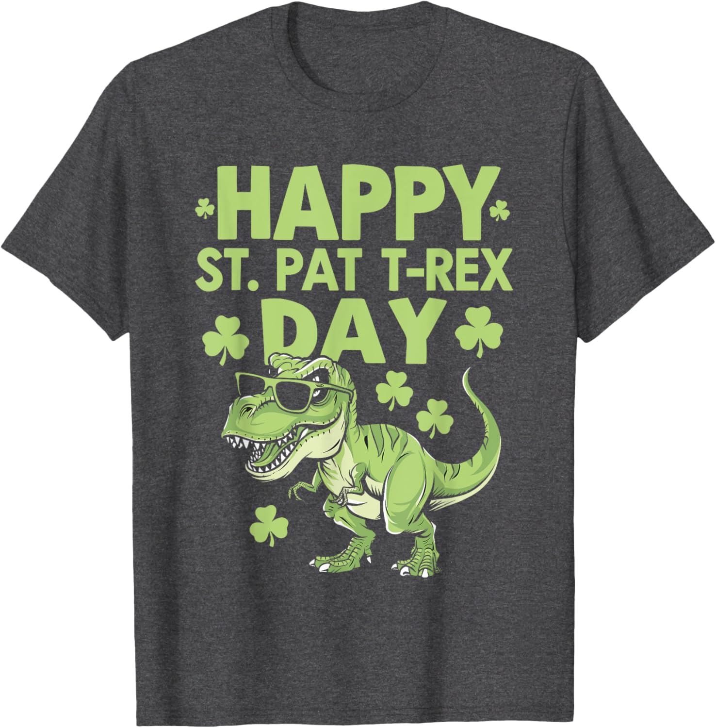Happy St Pat Trex Day Dino T-Shirt for Toddlers - Perfect for Kids! - 2