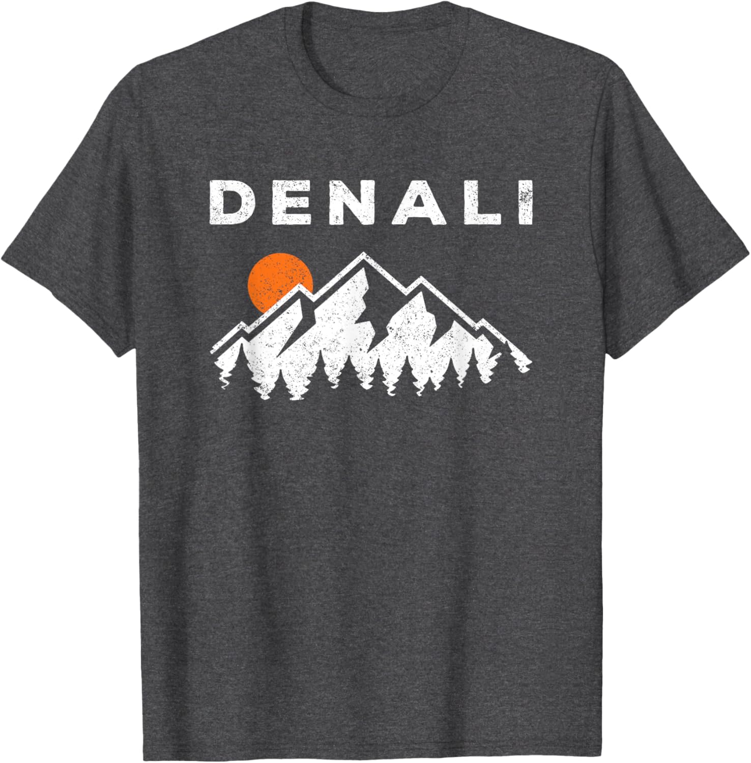 Retro Denali National Park Mountains T-Shirt Vintage Alaska Souvenir - 3