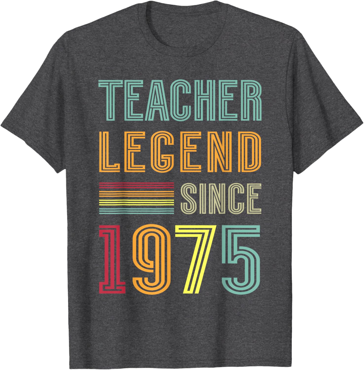 50th Birthday Teacher T-Shirt 1975 Teaching Legend 50 Years School Pride - 10