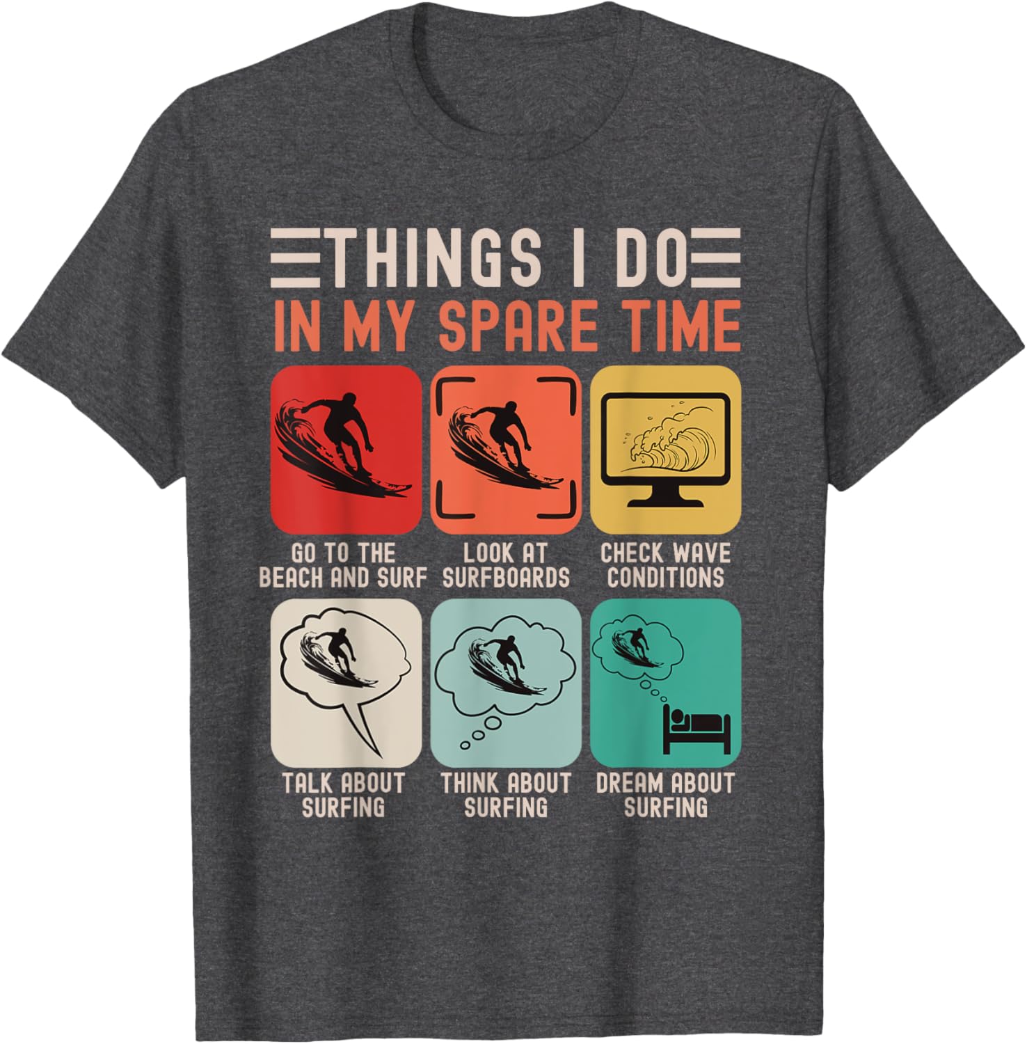 Funny Beach Days and Surfing T-Shirt for Relaxed Summer Vibes - 5