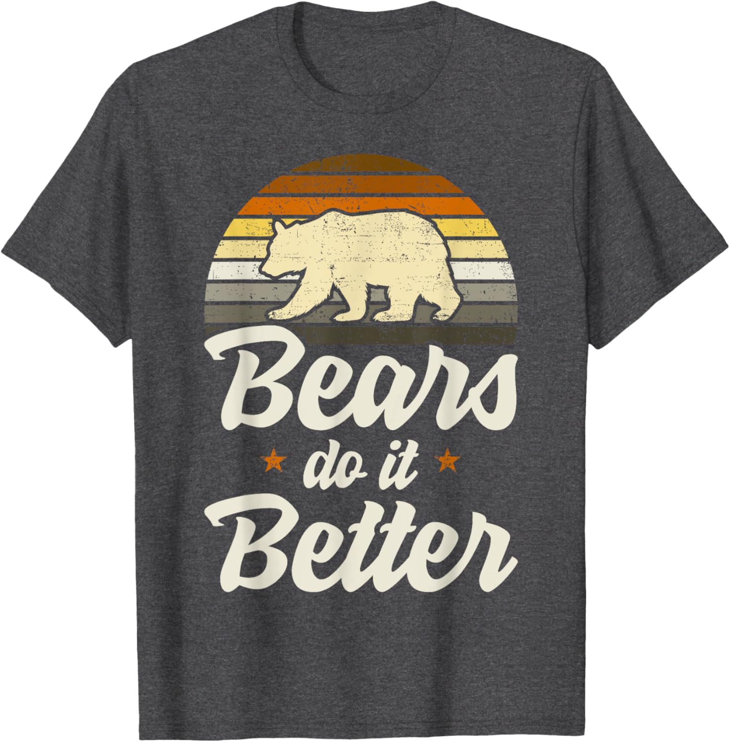 Bears Do It Better Bear Pride LGBT Flag T-Shirt for Gay Men - 4