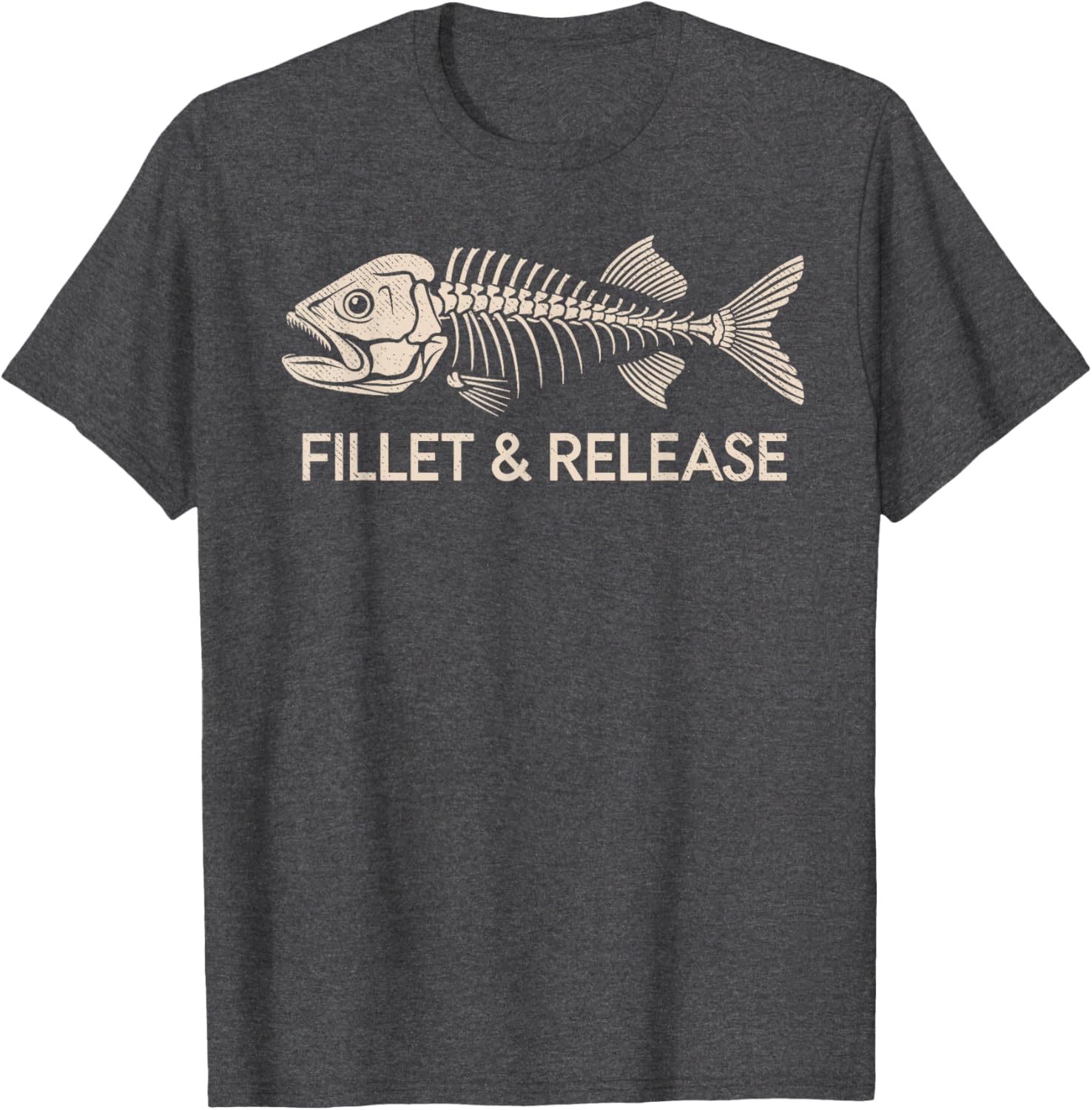 Funny Fishing T-Shirt for Anglers - Fillet and Release Humor Tee - 16