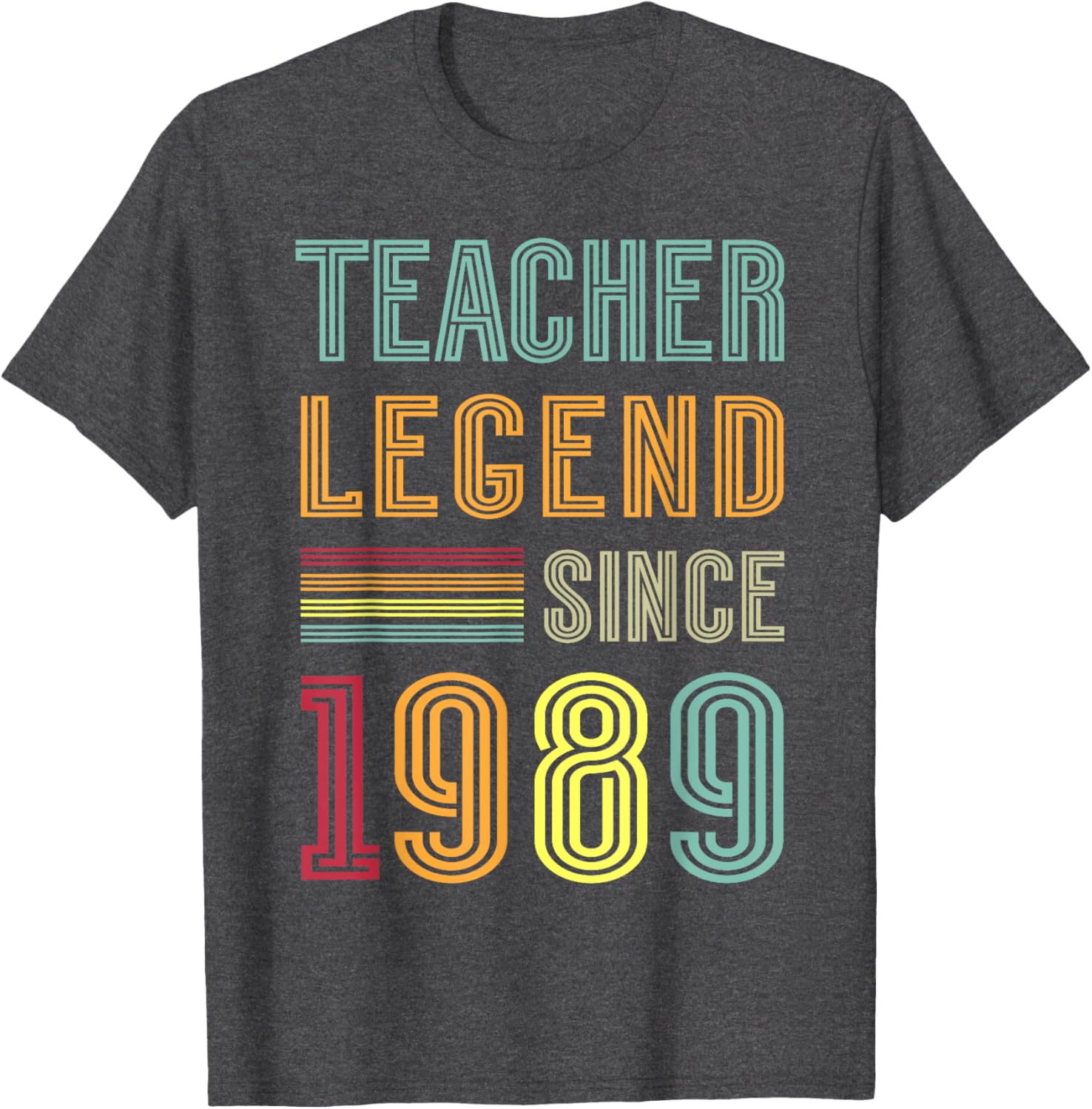Teaching Legend 1989 36 Years Teacher T-Shirt for 36th Birthday Celebration - 2