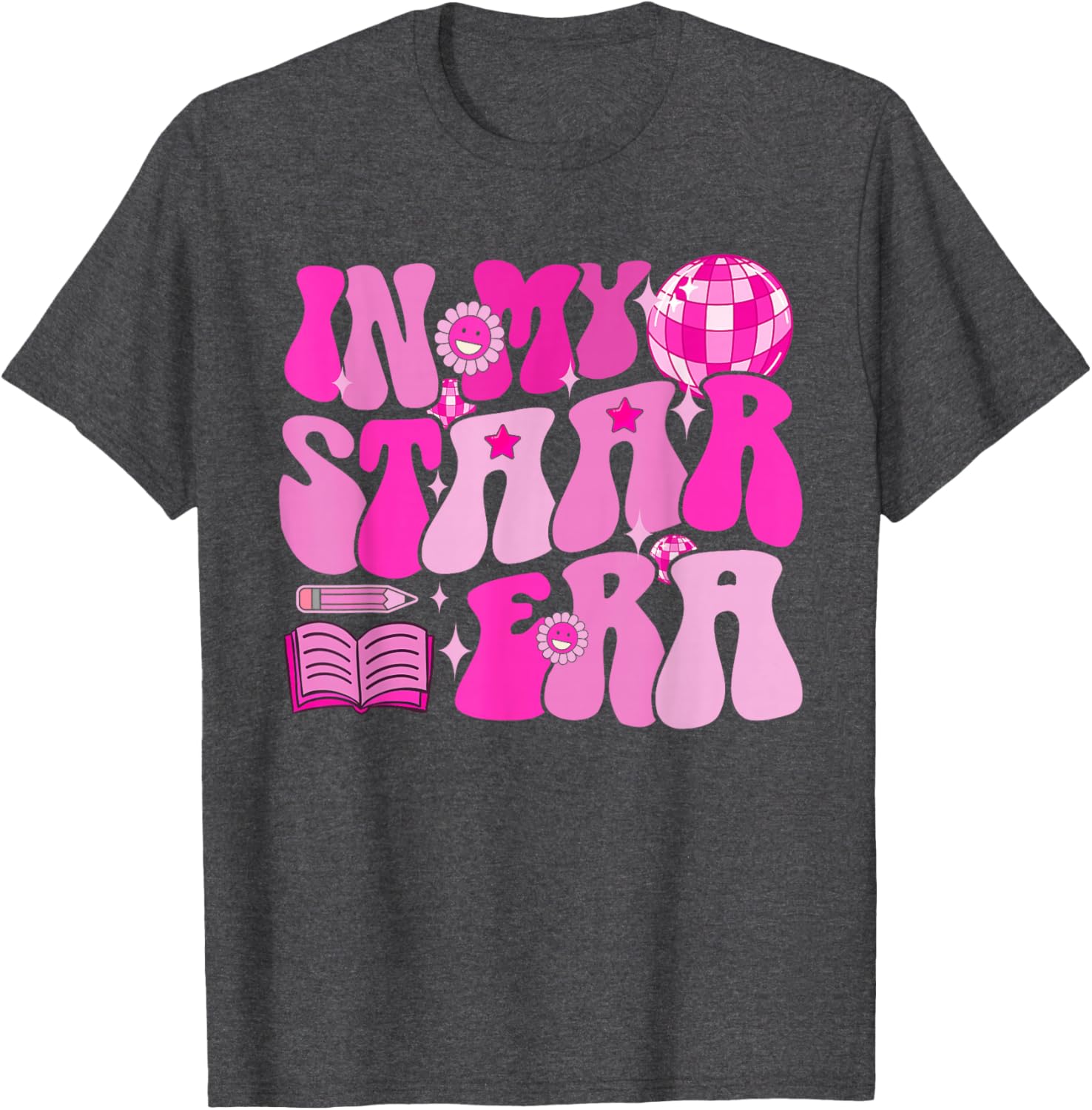 Motivational STAARe Teacher Student T-Shirt for Testing Day Fun - 10