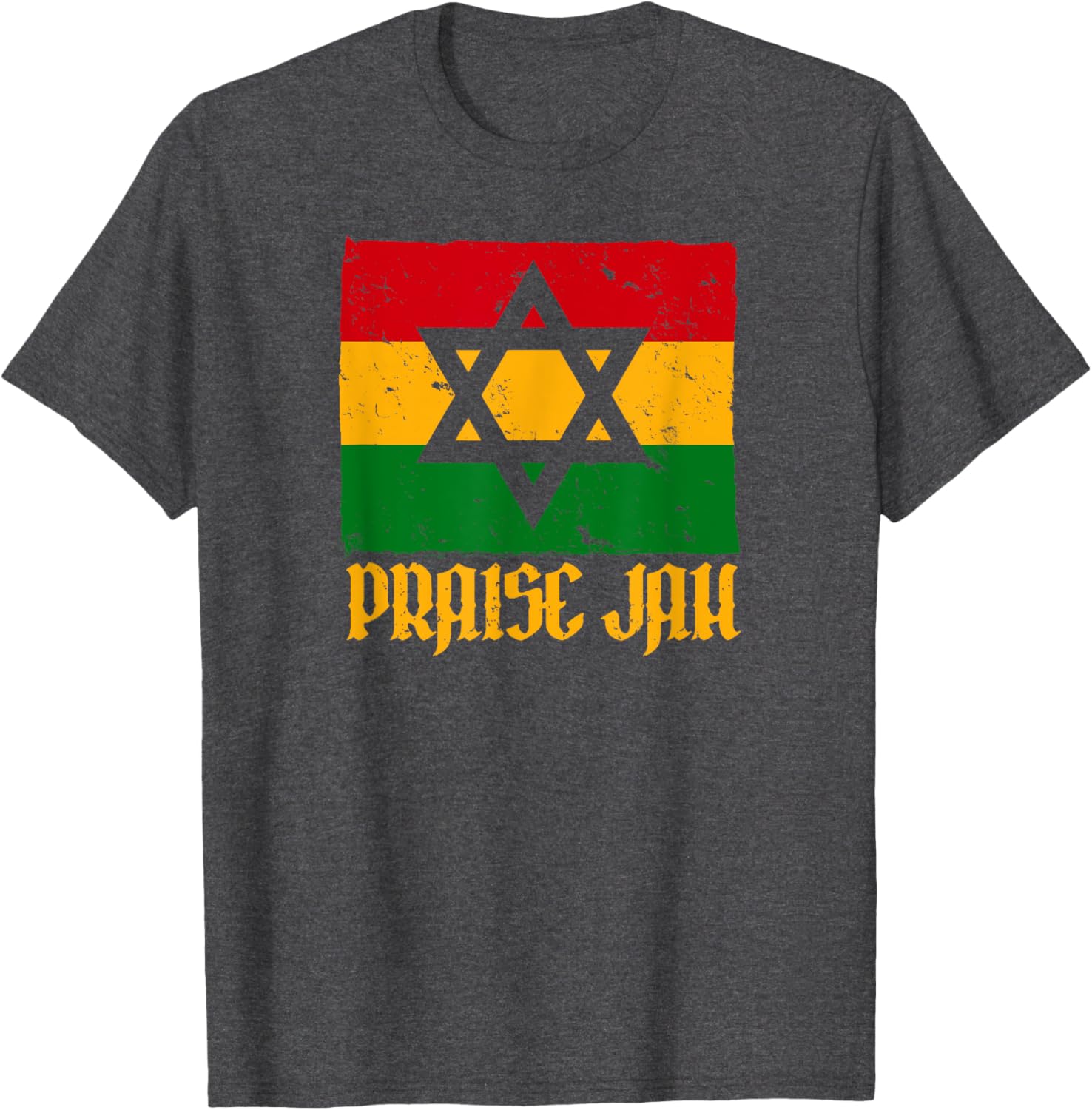 PRAISE JAH Roots Reggae T-Shirt for Men and Women - Rastafarian Style - 8
