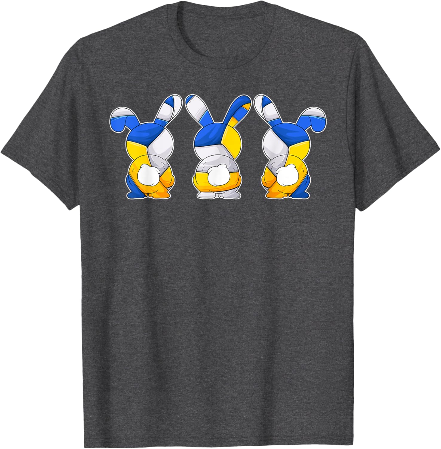 Funny Volleyball Easter Bunnies T-Shirt for Men and Boys Celebrating Easter - 7