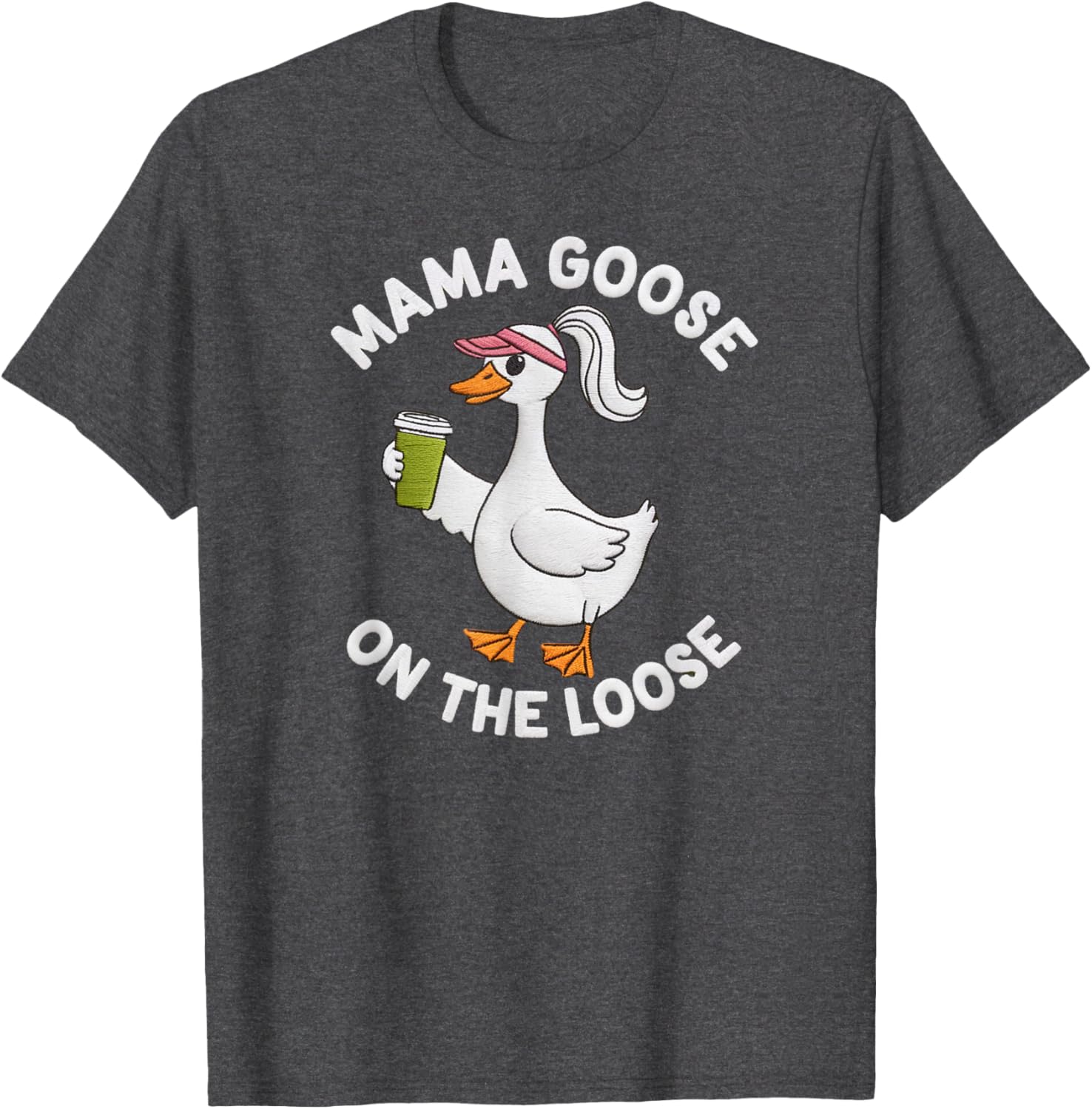 Mama Goose On the Loose Silly Mom Life T-Shirt Perfect for Mother's Day - 8