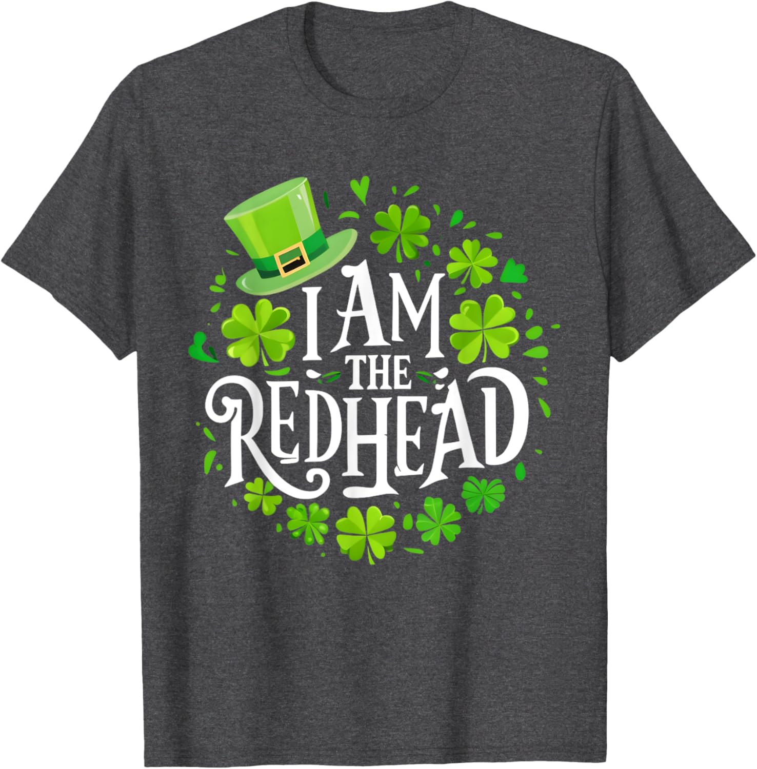 Funny St Patricks Day Redhead T-Shirt for Women - I Am The Redhead Dibs - 13