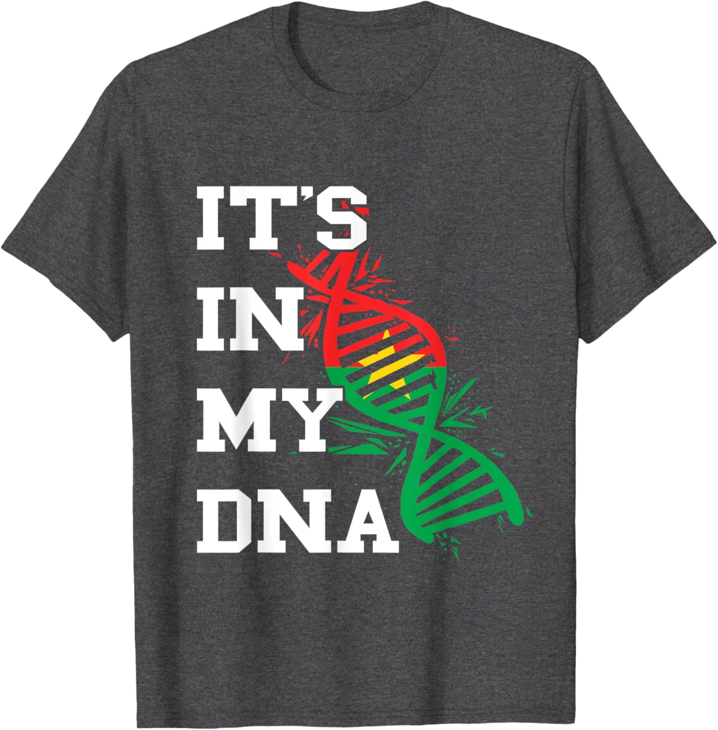Burkina Faso Flag Its In My DNA Burkina Fasoan Roots T-Shirt - 21