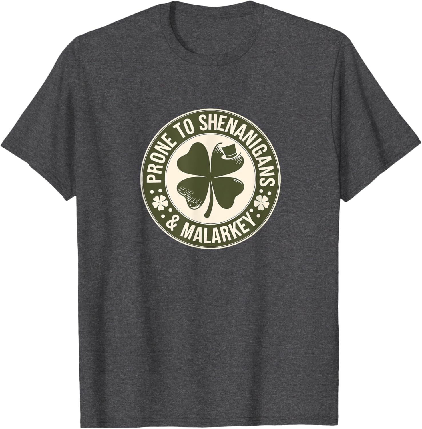 Prone to Shenanigans St Patrick's Day Clover T-Shirt for Fun Celebrations - 2