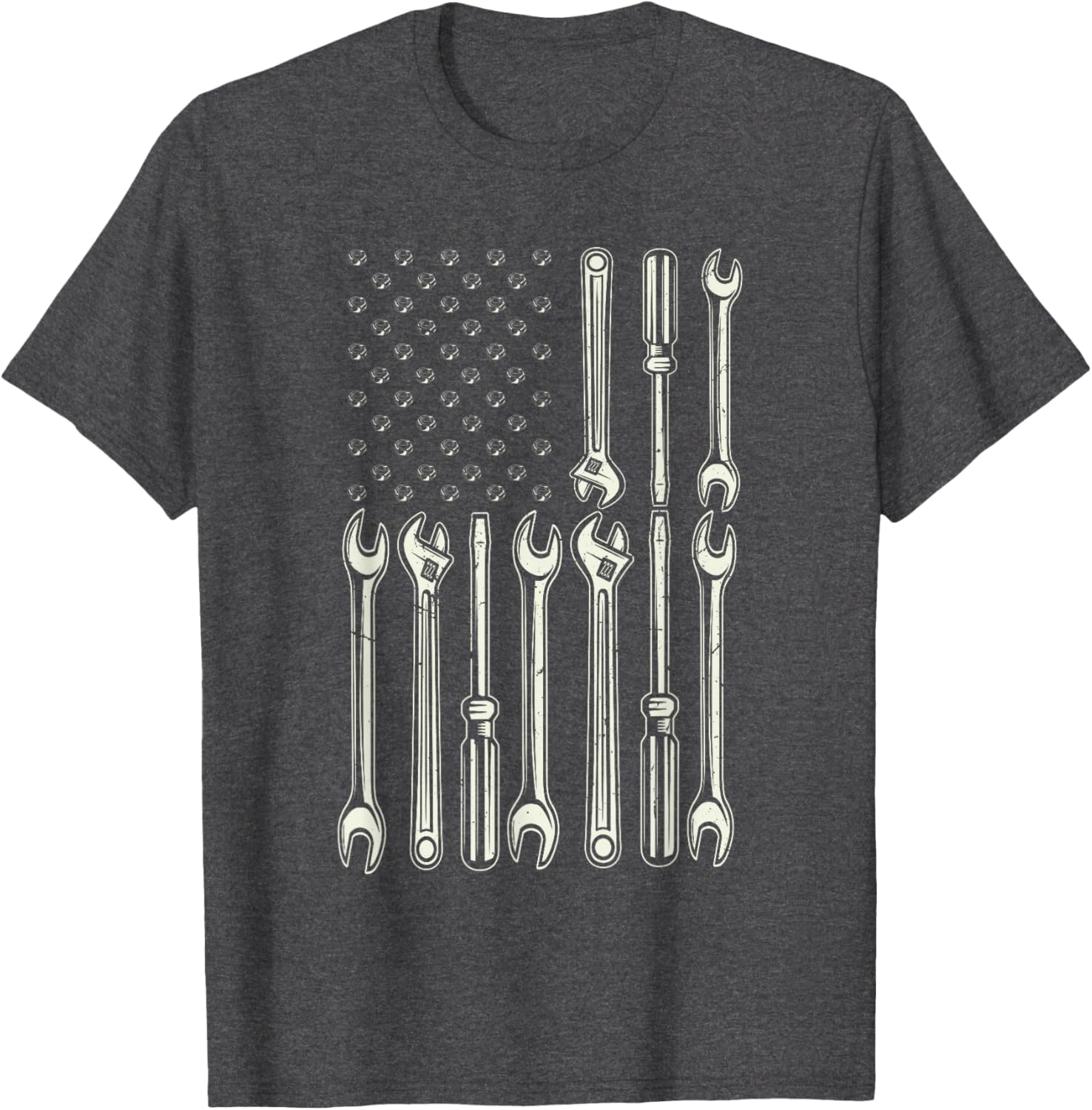 Patriotic Mechanic USA Flag T-Shirt for Men - Perfect Gift for Gearheads - 15
