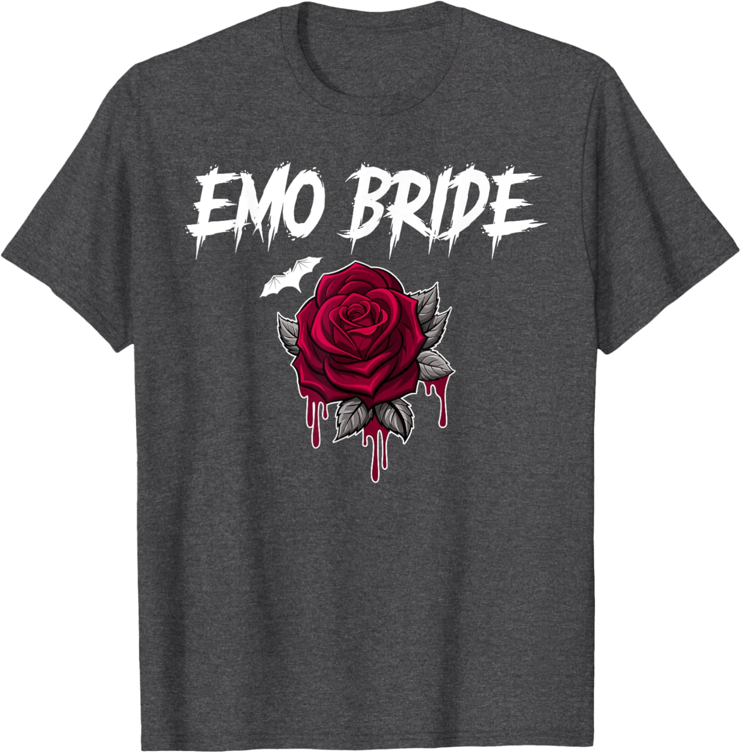 Gothic Bachelorette Matching T-Shirt for Emo Brides Future Mrs Design - 13