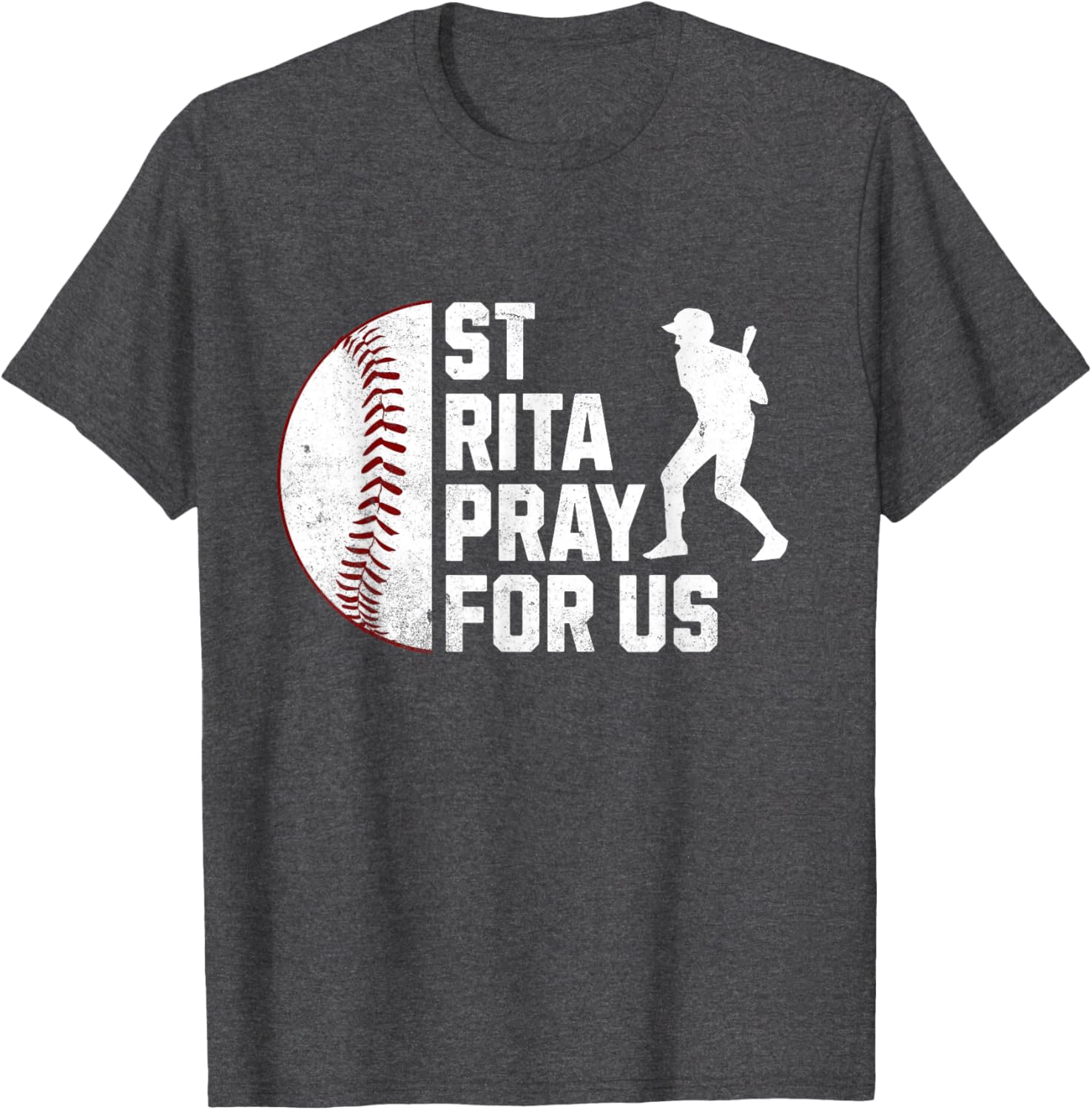 St Rita of Cascia Baseball Batter Patron Saint T-Shirt for Sports Lovers - 13