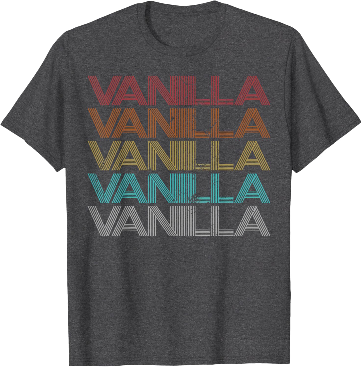 Retro Vintage Vanilla T-Shirt for Trendy Casual Style and Comfort - 5