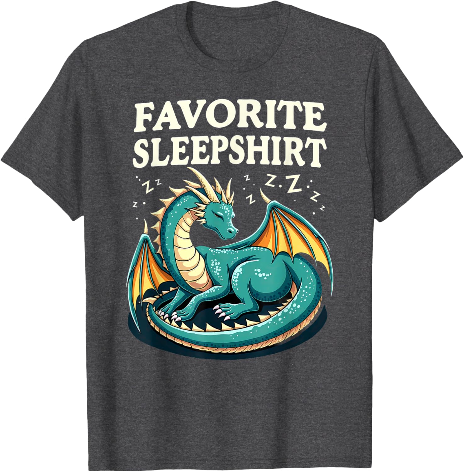 Cozy Sleeping Dragon Favorite Sleepshirt T-Shirt for Ultimate Comfort - 5