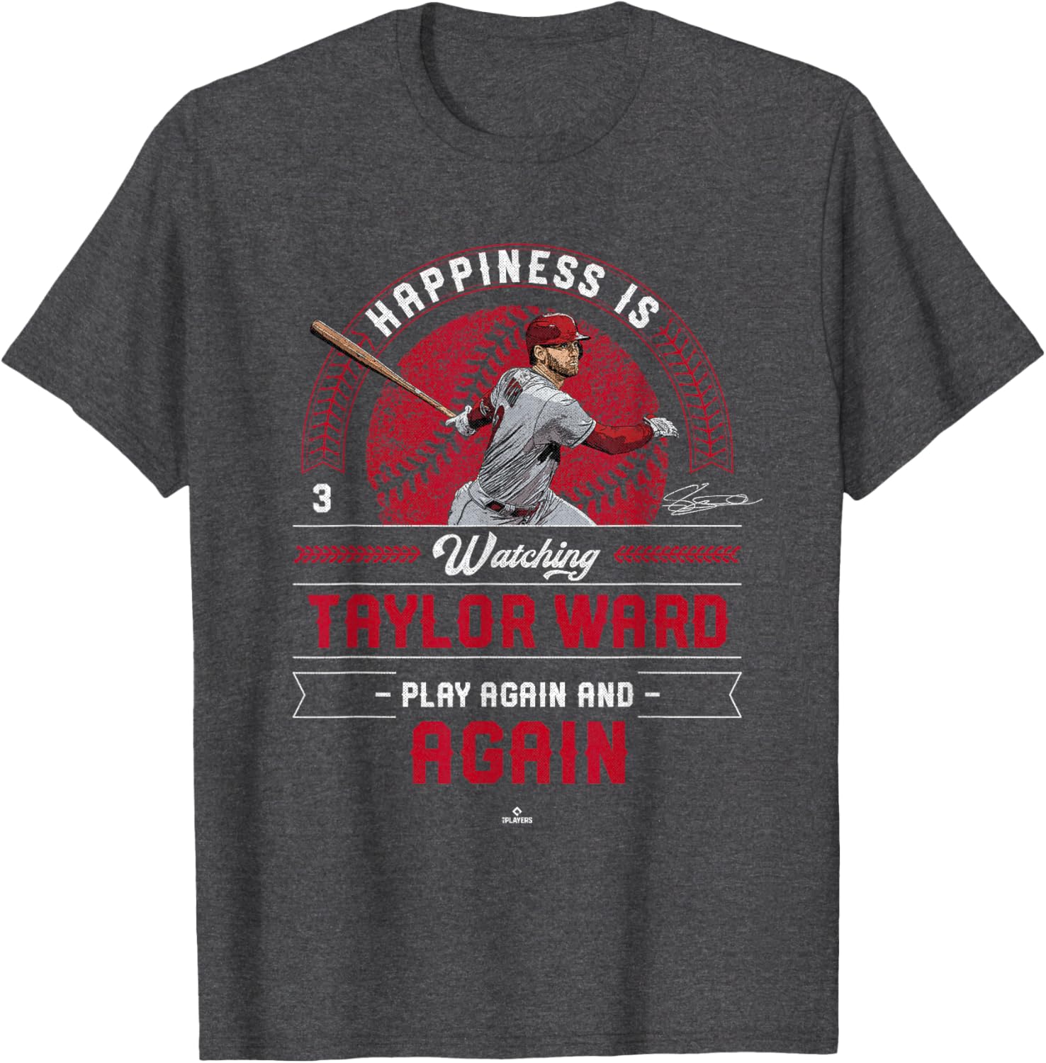 Taylor Ward Los Angeles MLBPA T-Shirt for Baseball Fans - Stylish and Fun - 2