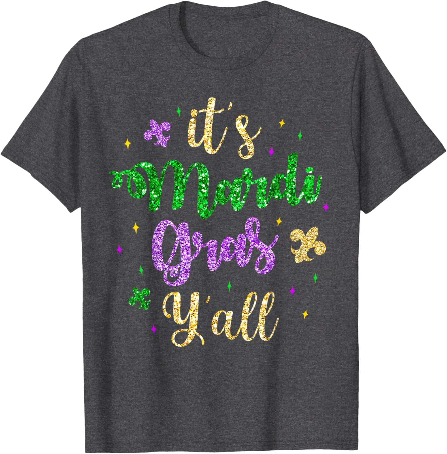 Mardi Gras Y'all Masks T-Shirt for Women and Kids - Fun Party Costume - 13