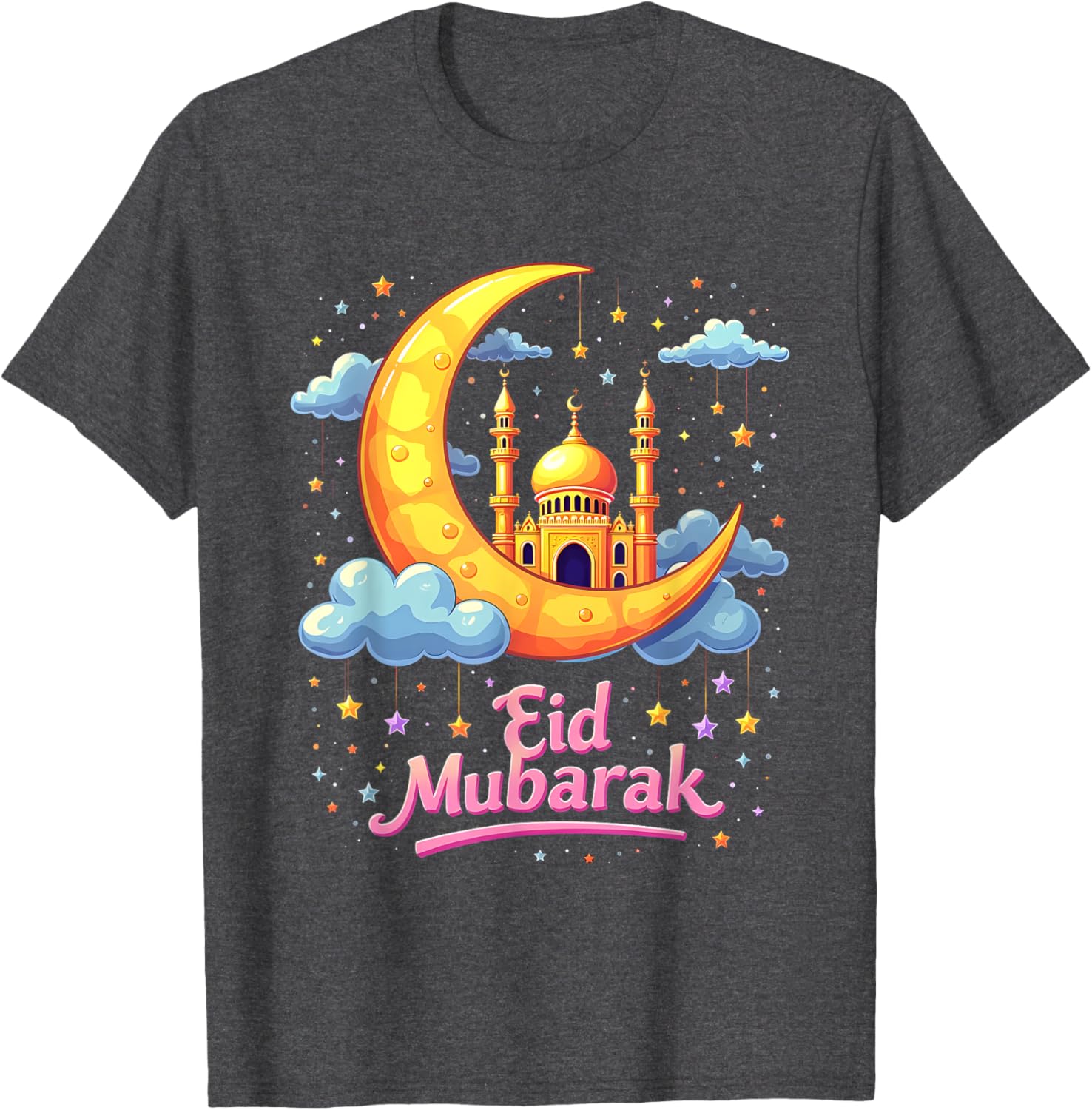 Mubarak Kareem Eid Al-Fitr T-Shirt for Happy Ramadan 2025 Celebrations - 26