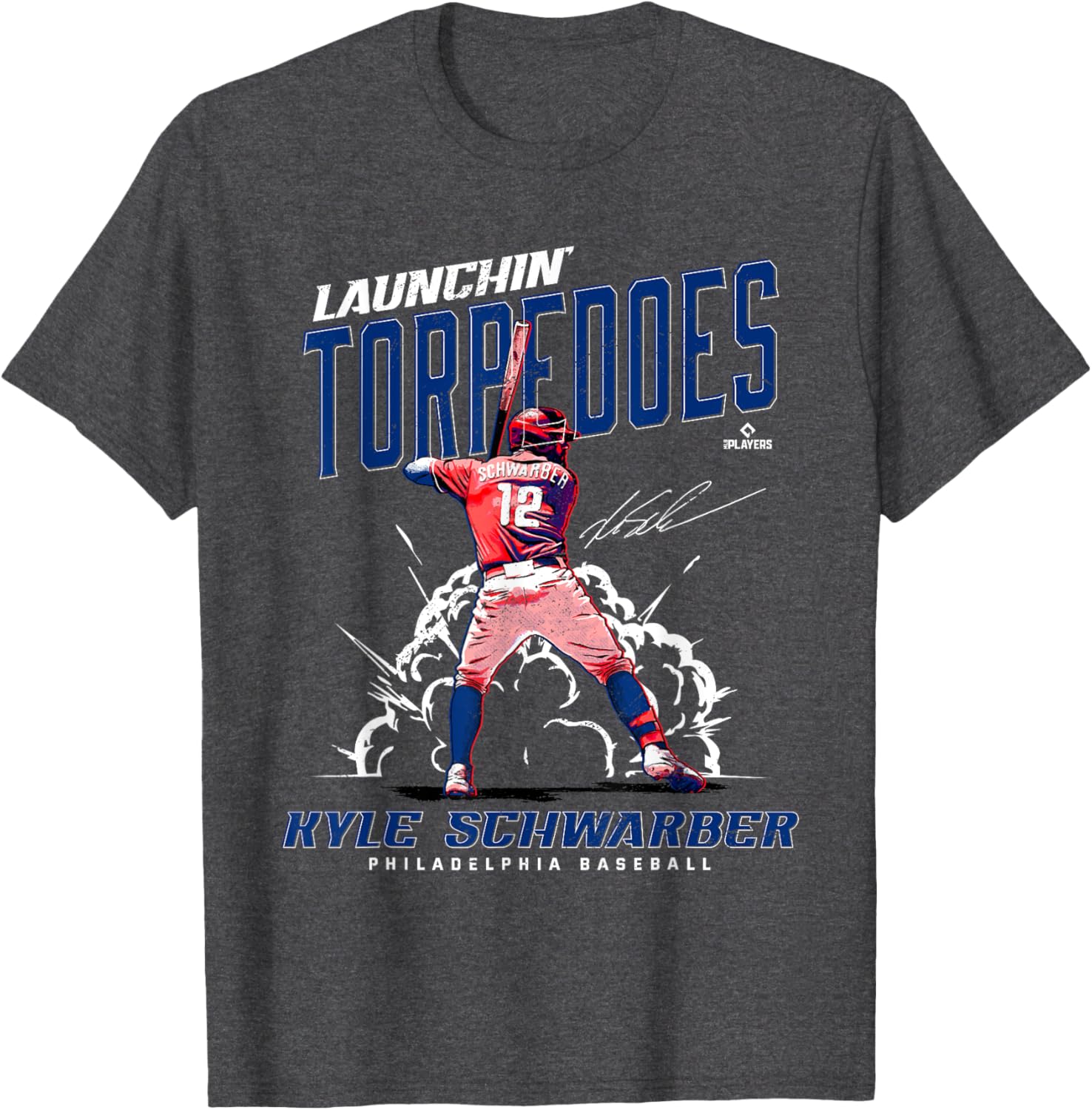 Kyle Schwarber Launchin' Torpedoes Philadelphia Baseball T-Shirt for Fans - 4