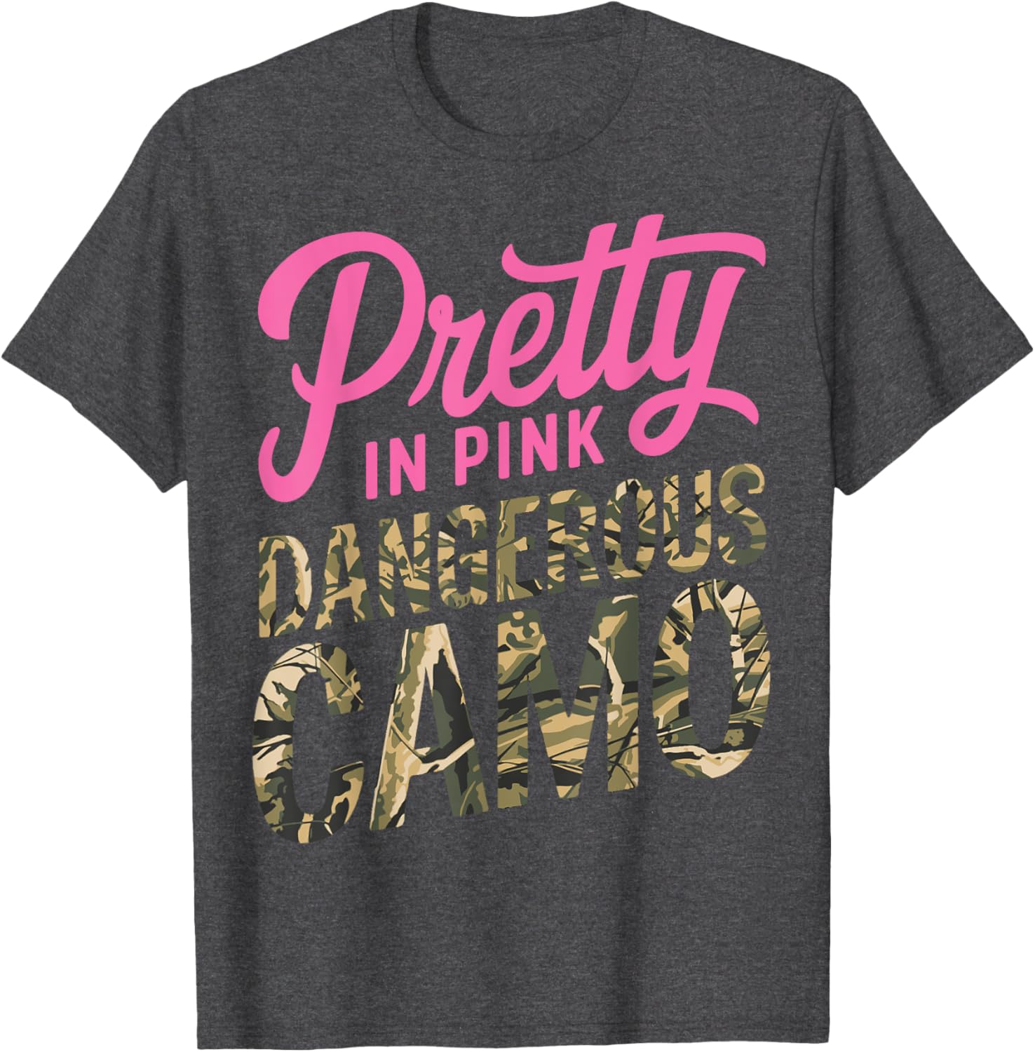 Pretty Pink Camo Hunting T-Shirt Perfect for Outdoor Lovers and Hobbyists - 5