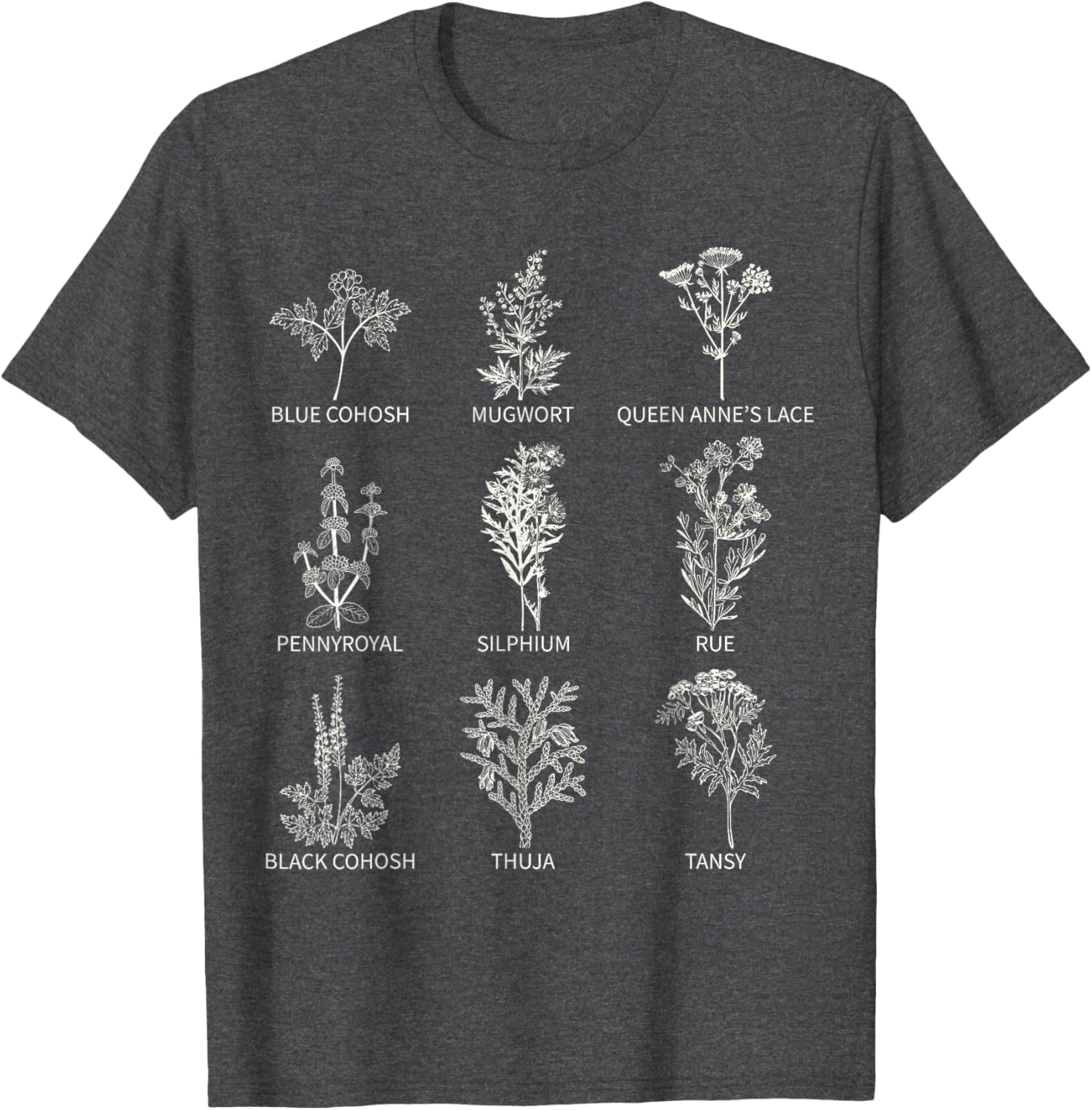 Vintage Botanical Wildflower T-Shirt for Feminist Empowerment Style - 11