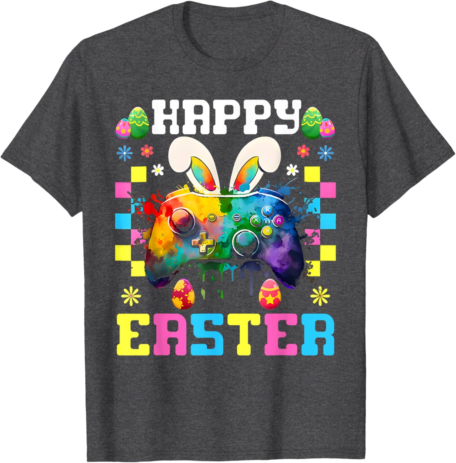 Easter Bunny Gamer T-Shirt for Boys and Girls Fun Video Game Apparel - 21