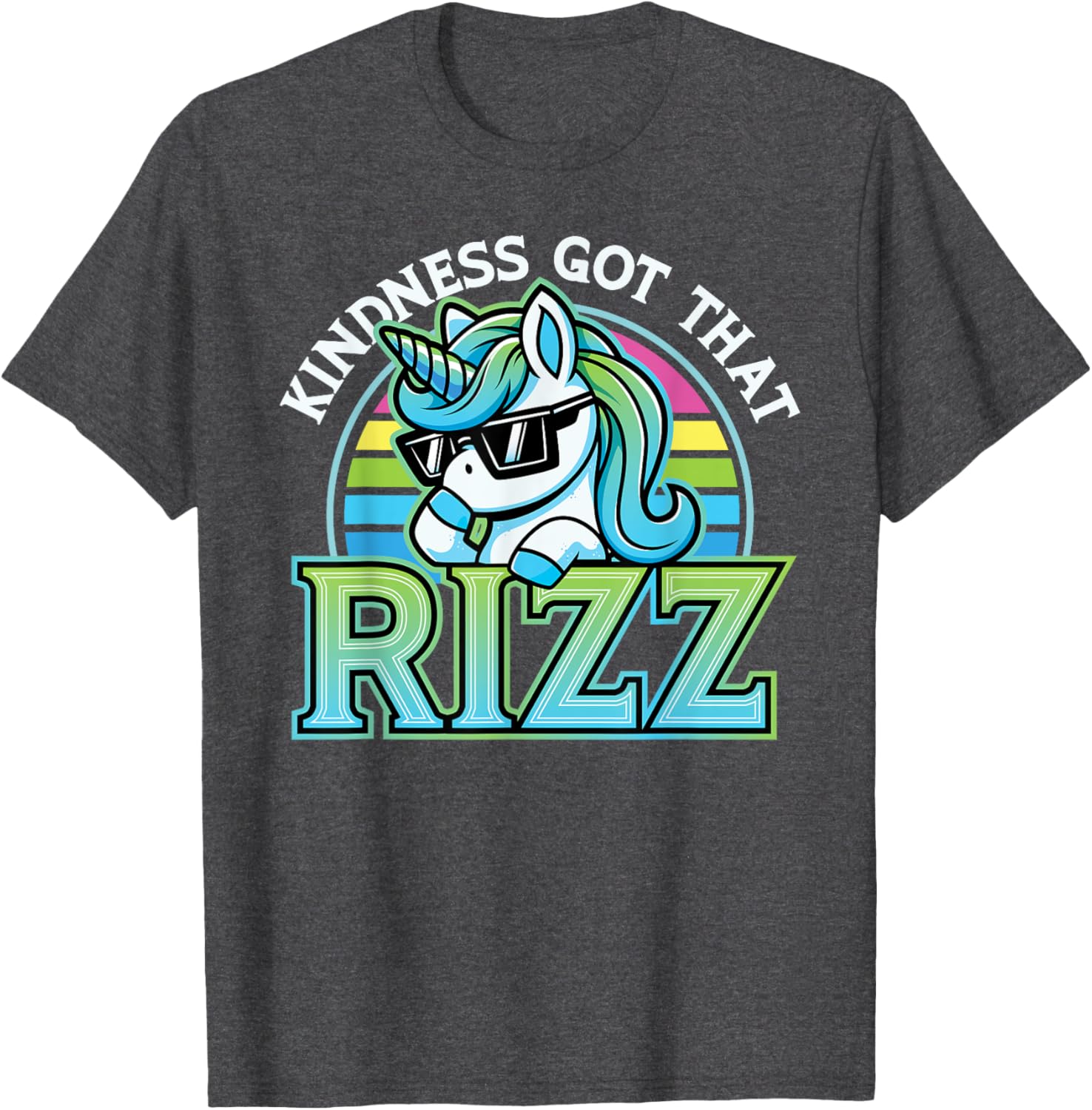 Kindness Anti Bullying Week Unicorn Got Rizz T-Shirt for Kids - 12