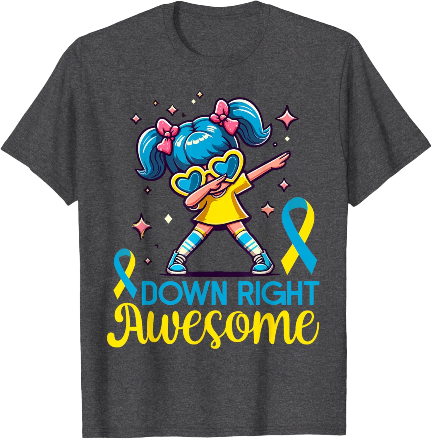 Down Syndrome Awareness Day Awesome Girls Women's T-Shirt for Support - 10