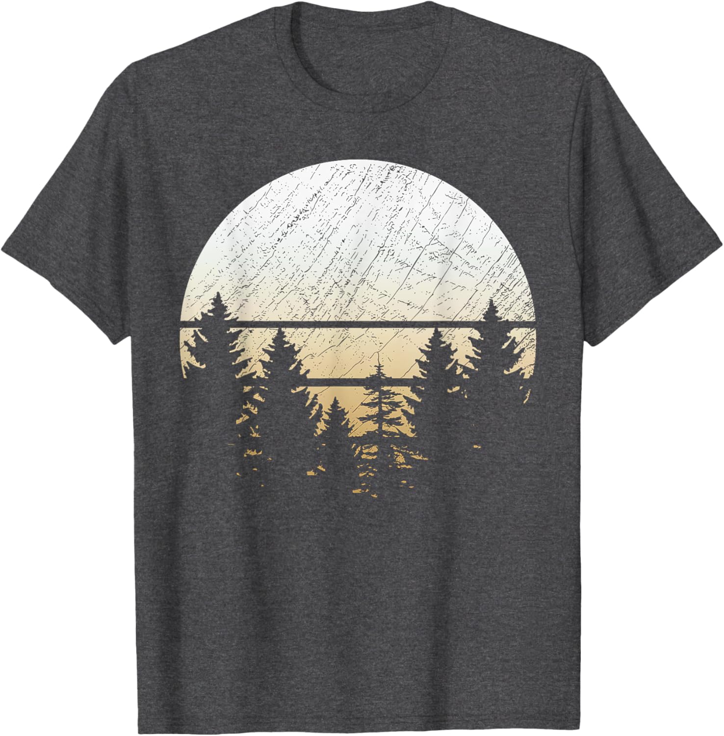 Retro Wildlife Trees Hiking T-Shirt for Nature Lovers and Adventurers - 19