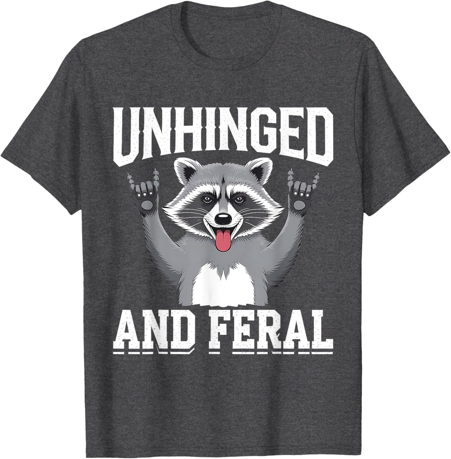 Feral Raccoon Retro Chaos Vibes T-Shirt for Fun and Stylish Outfits - 16