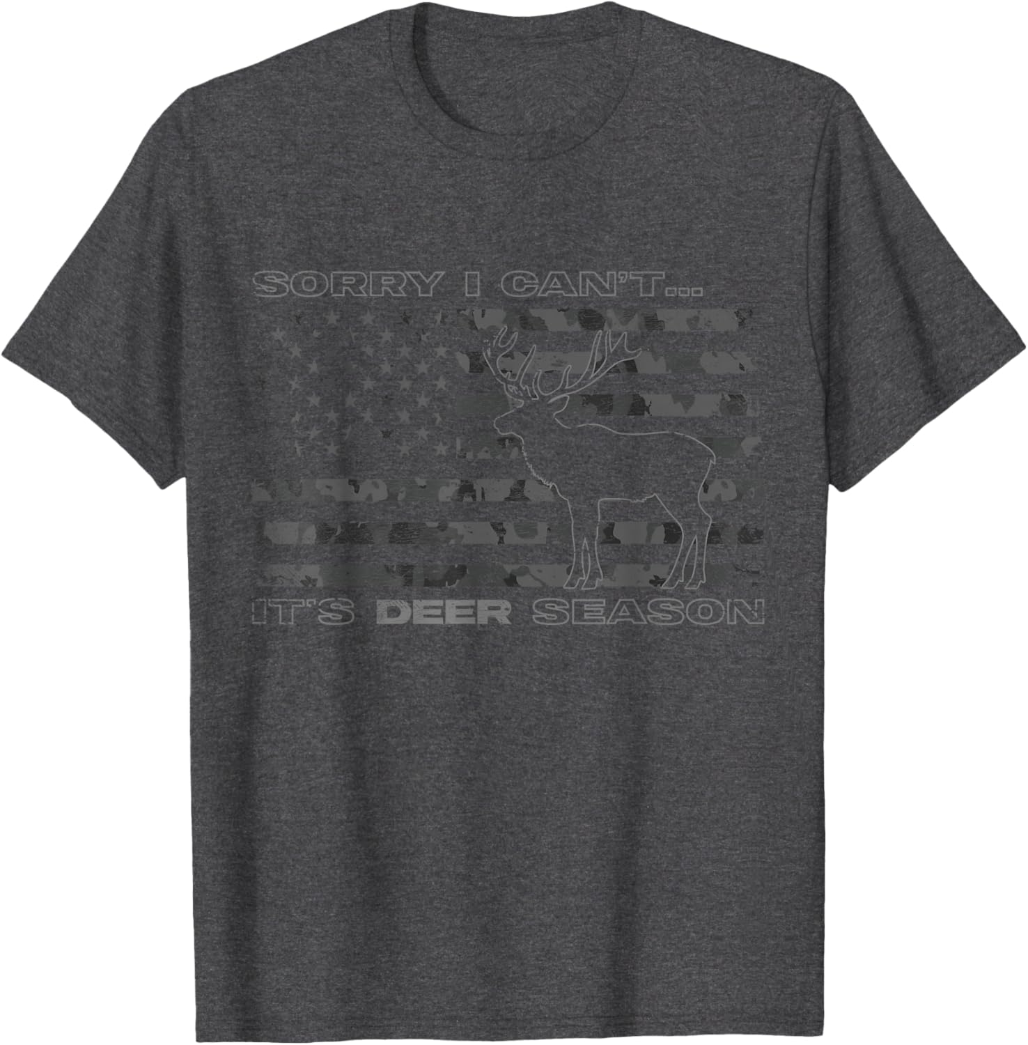 Sorry I Can't It's Deer Season Funny Hunting T-Shirt for Outdoor Enthusiasts - 2