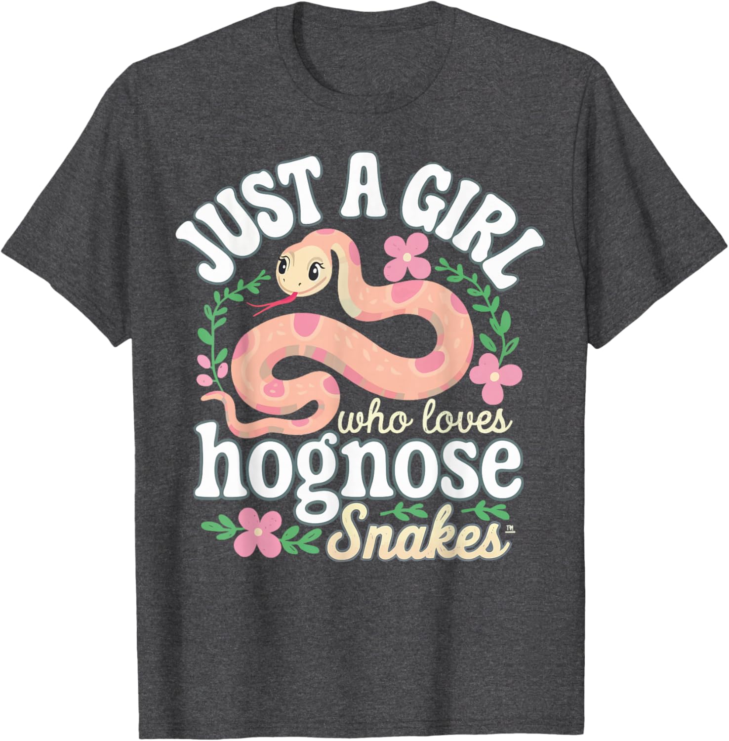 Just A Girl Who Loves Hognose Snakes Tee Shirt for Snake Lovers - 11