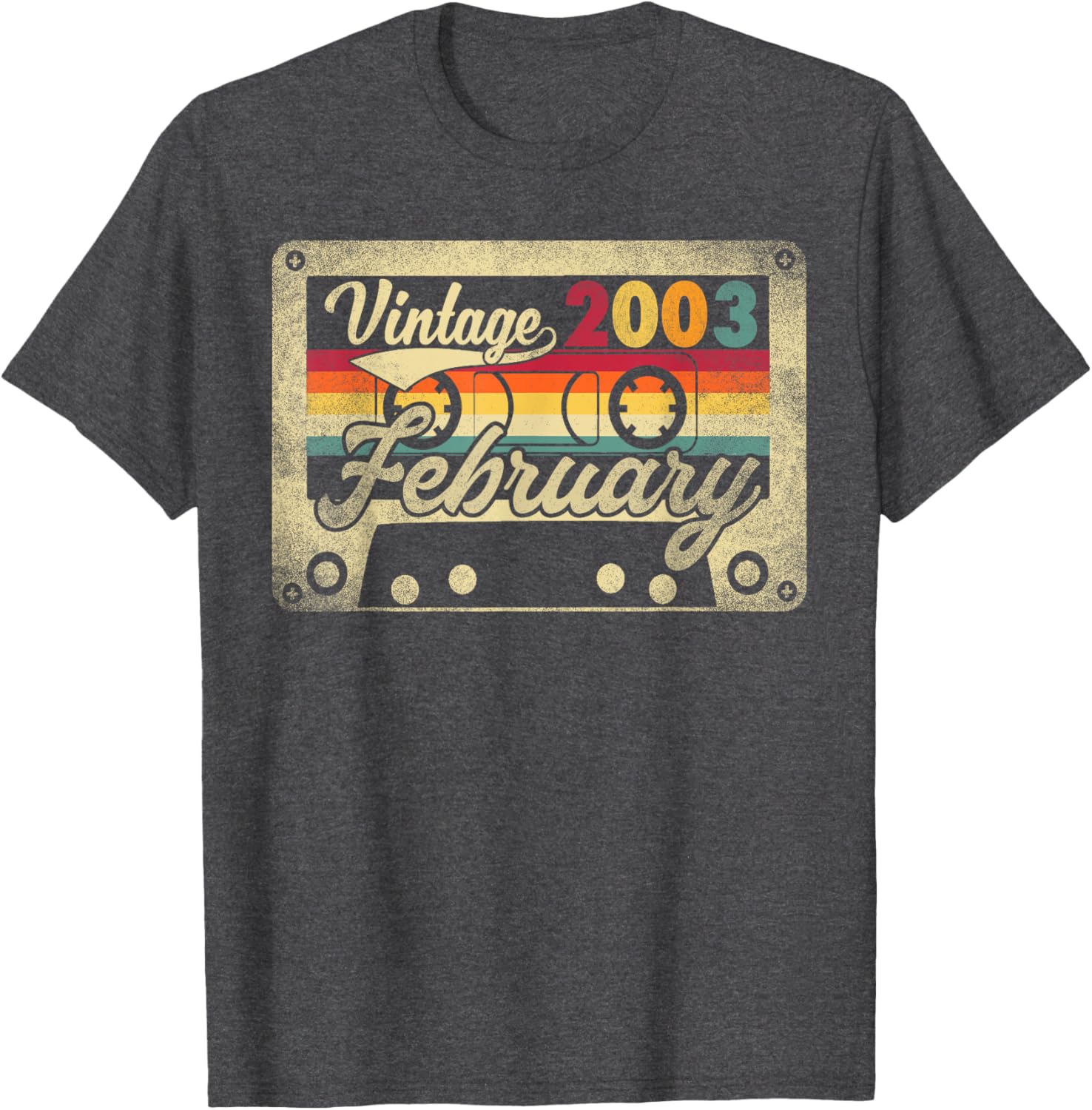 Vintage February 2003 Birthday T-Shirt Retro Funny Design Gift Idea - 10