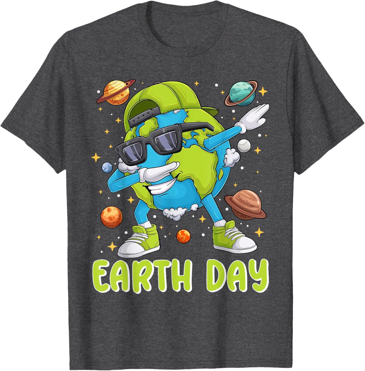 Cute Dabbing Earth Day 2025 T-Shirt for Kids and Toddlers - 20