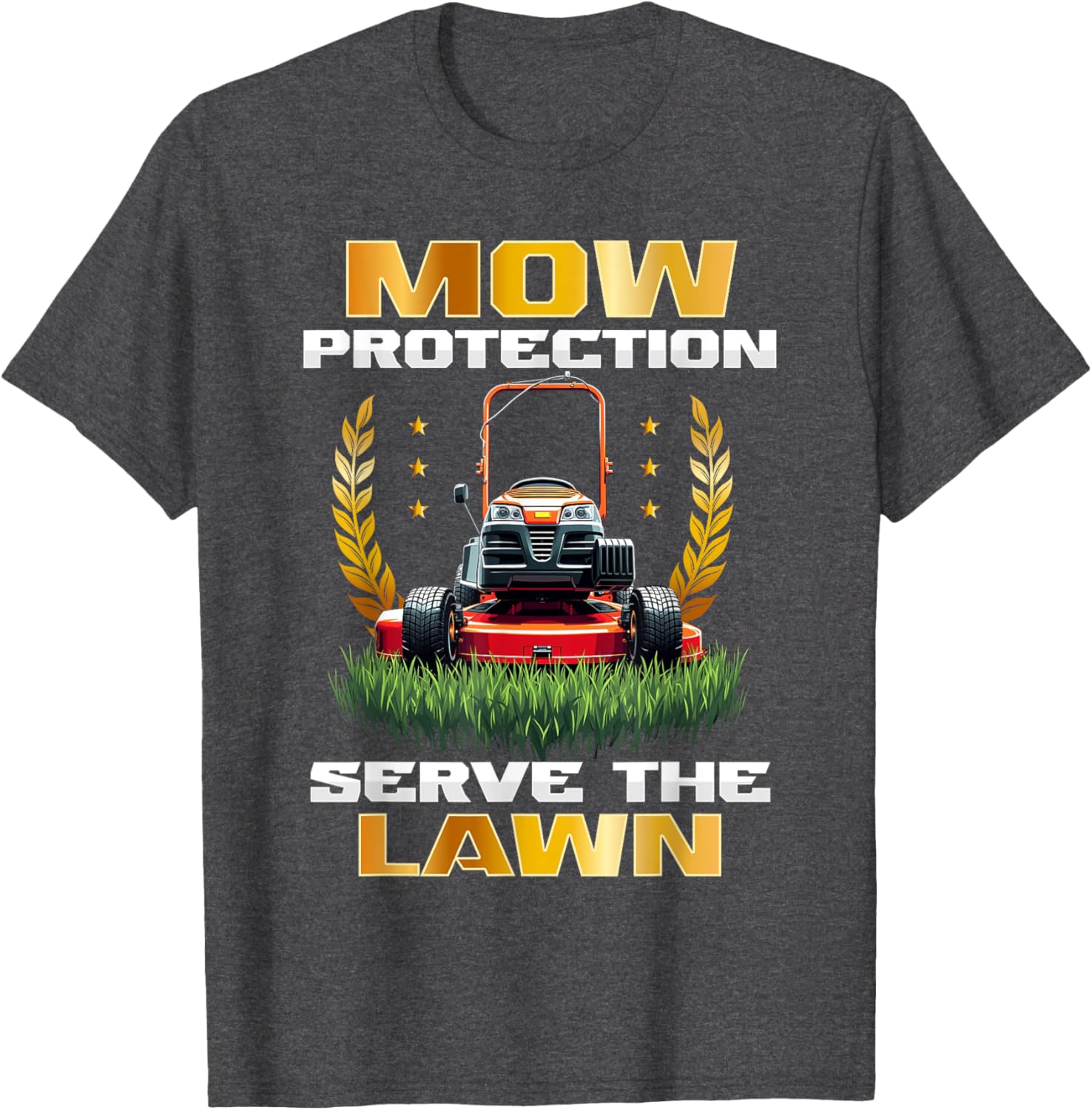 Lawn Mowing Mower Protection T-Shirt for Lawn Care Enthusiasts - 8