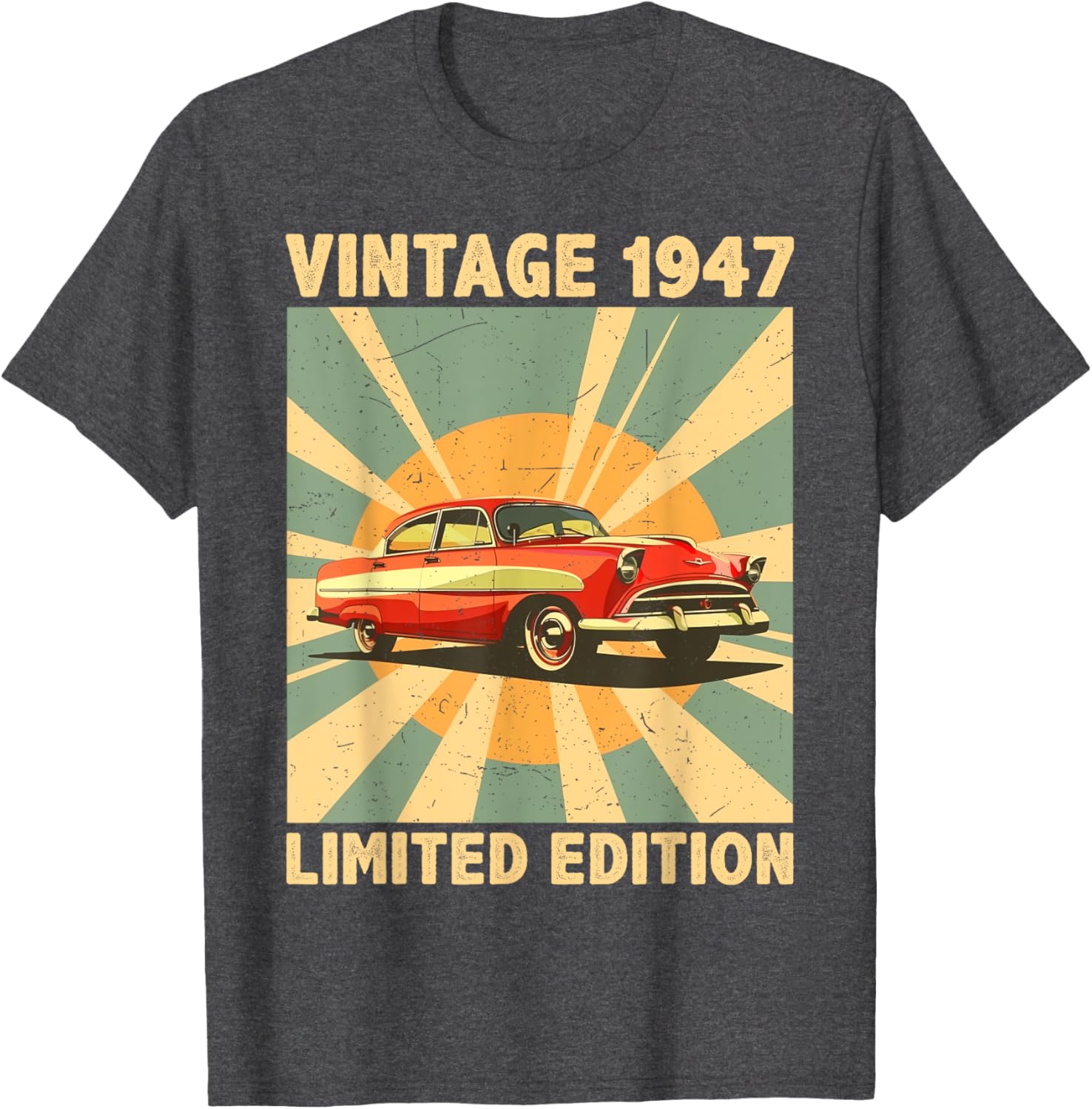 Funny 78th Birthday T-Shirt Retro 80's 1947 Vintage Style Gift Idea - 12