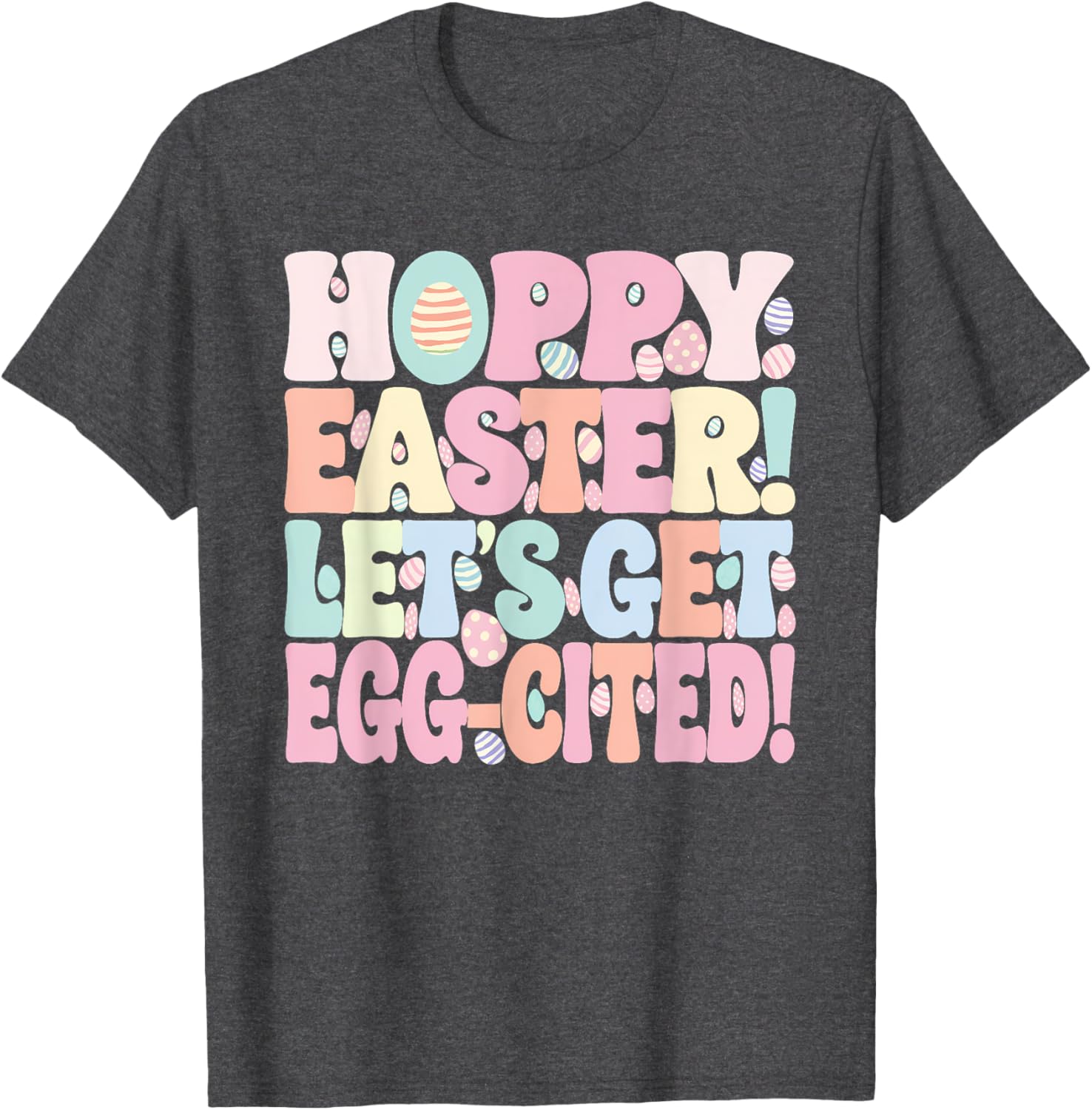 Funny Hoppy Easter Egg-cited T-Shirt for Festive Celebrations - 4