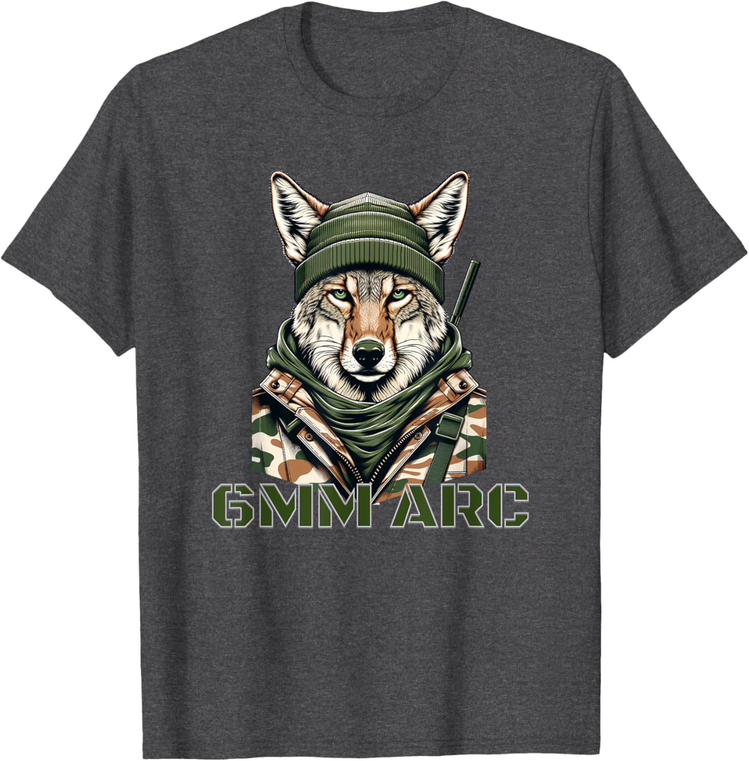 Coyote in Camo 6MM ARC T-Shirt for Comfortable Outdoor Adventures - 8