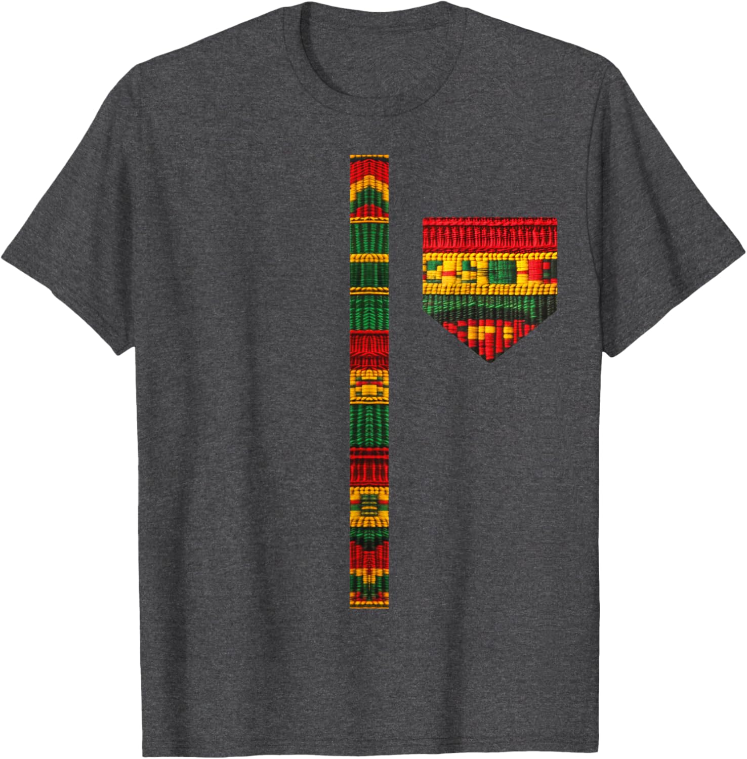 Stylish African Print Dashiki Kente Art T-Shirt for Men and Boys - 16