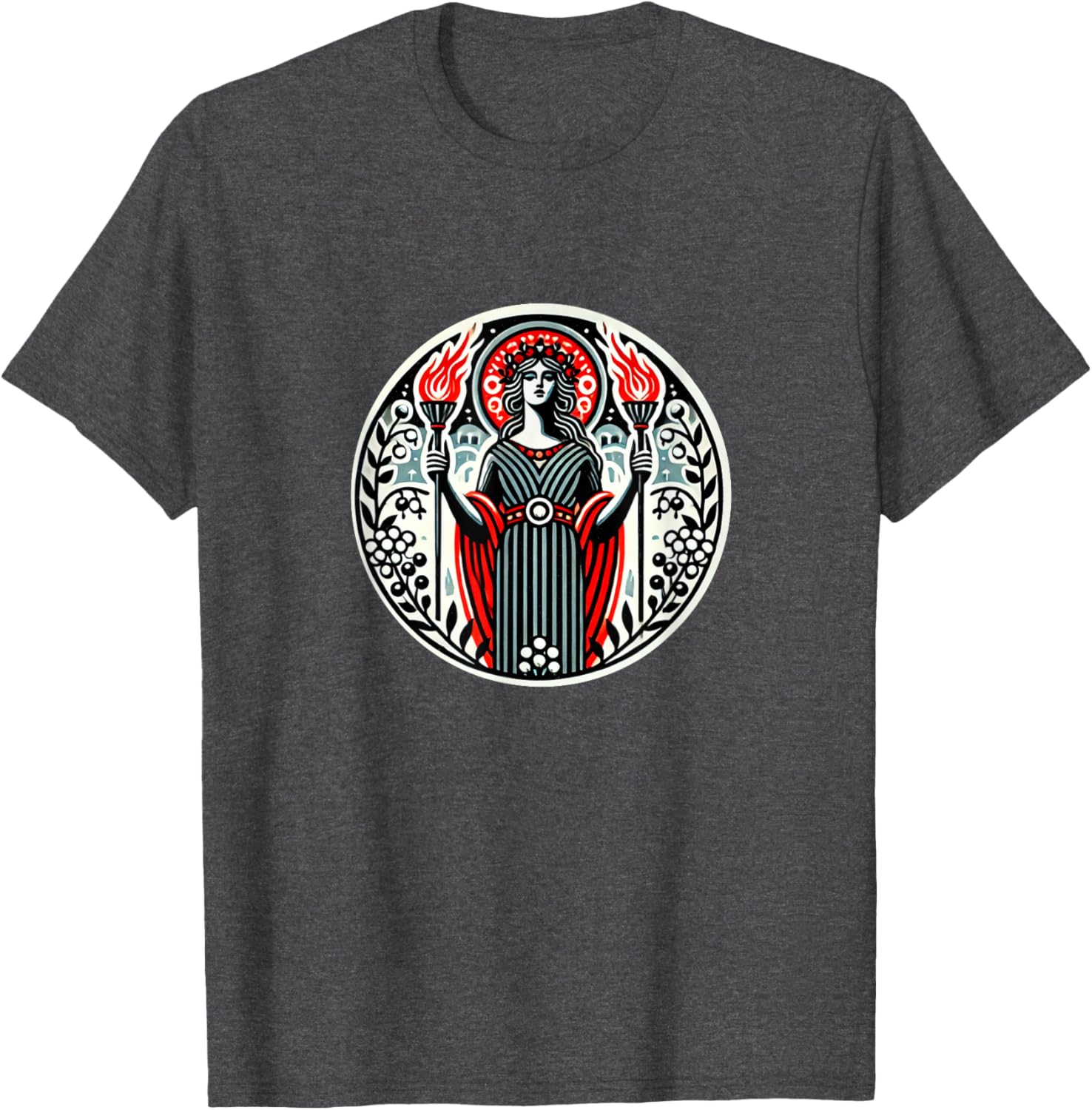 Hecate Goddess Illustration Crone T-Shirt for Unique Style Lovers - 12