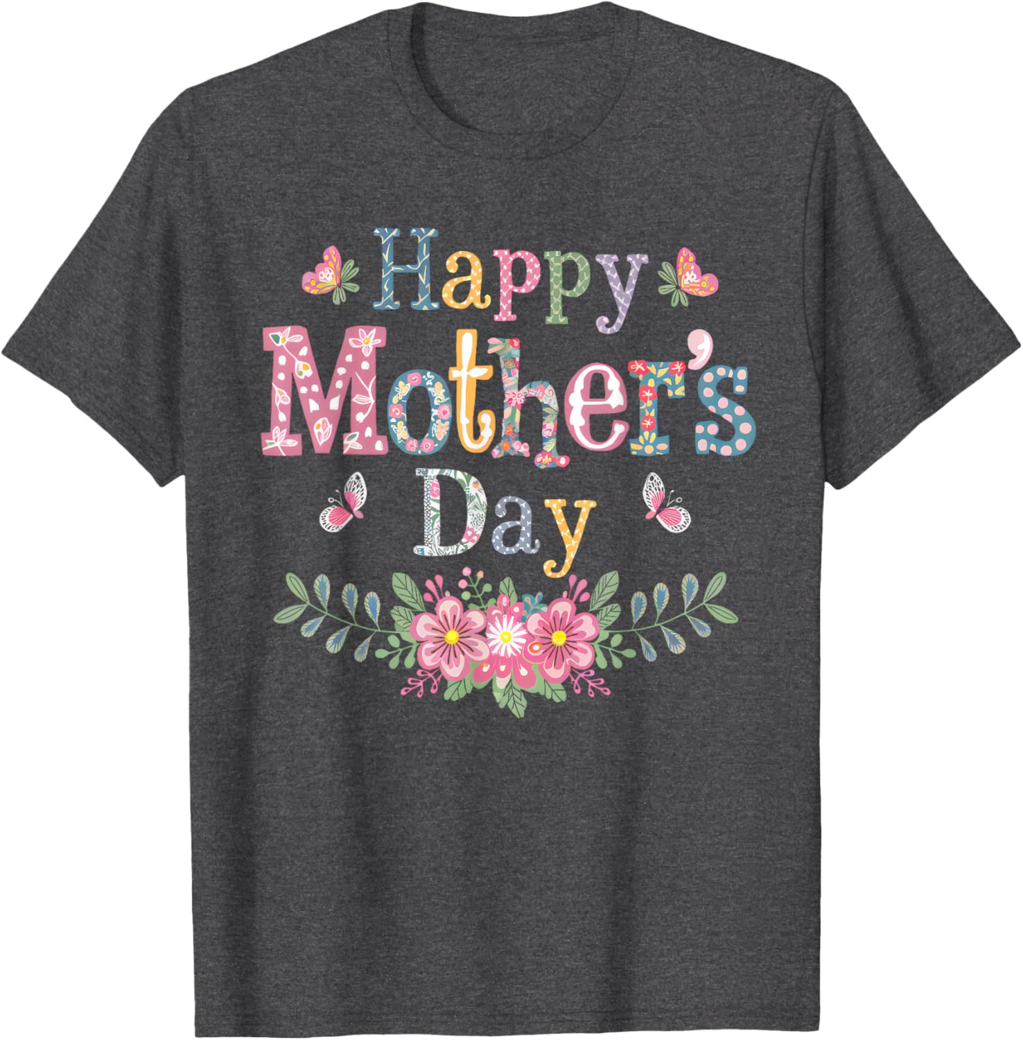 Cute Wildflowers T-Shirt for Mom and Grandma Happy Mother's Day 2025 - 5
